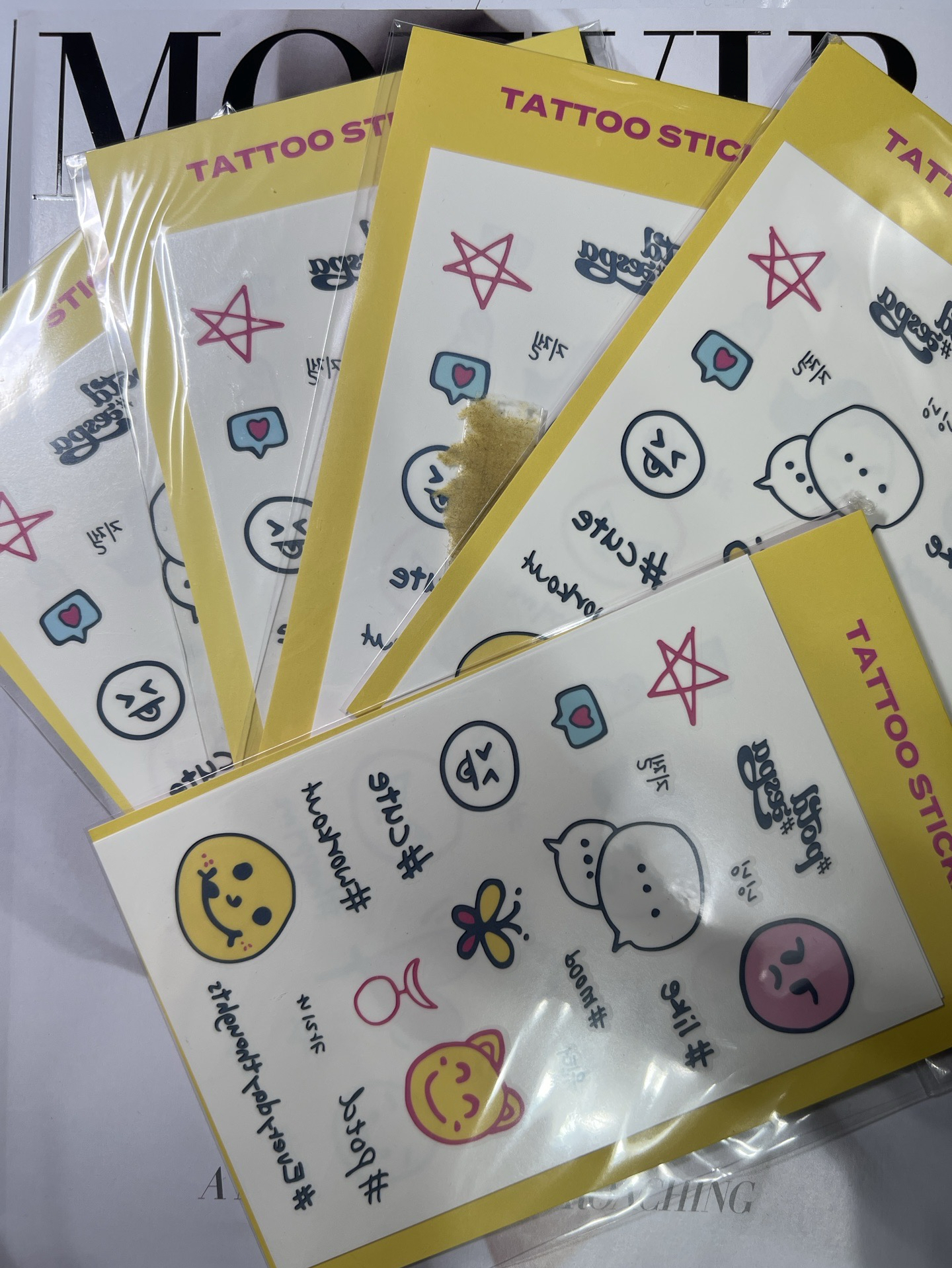 紋身貼紙冬整套（有5套）