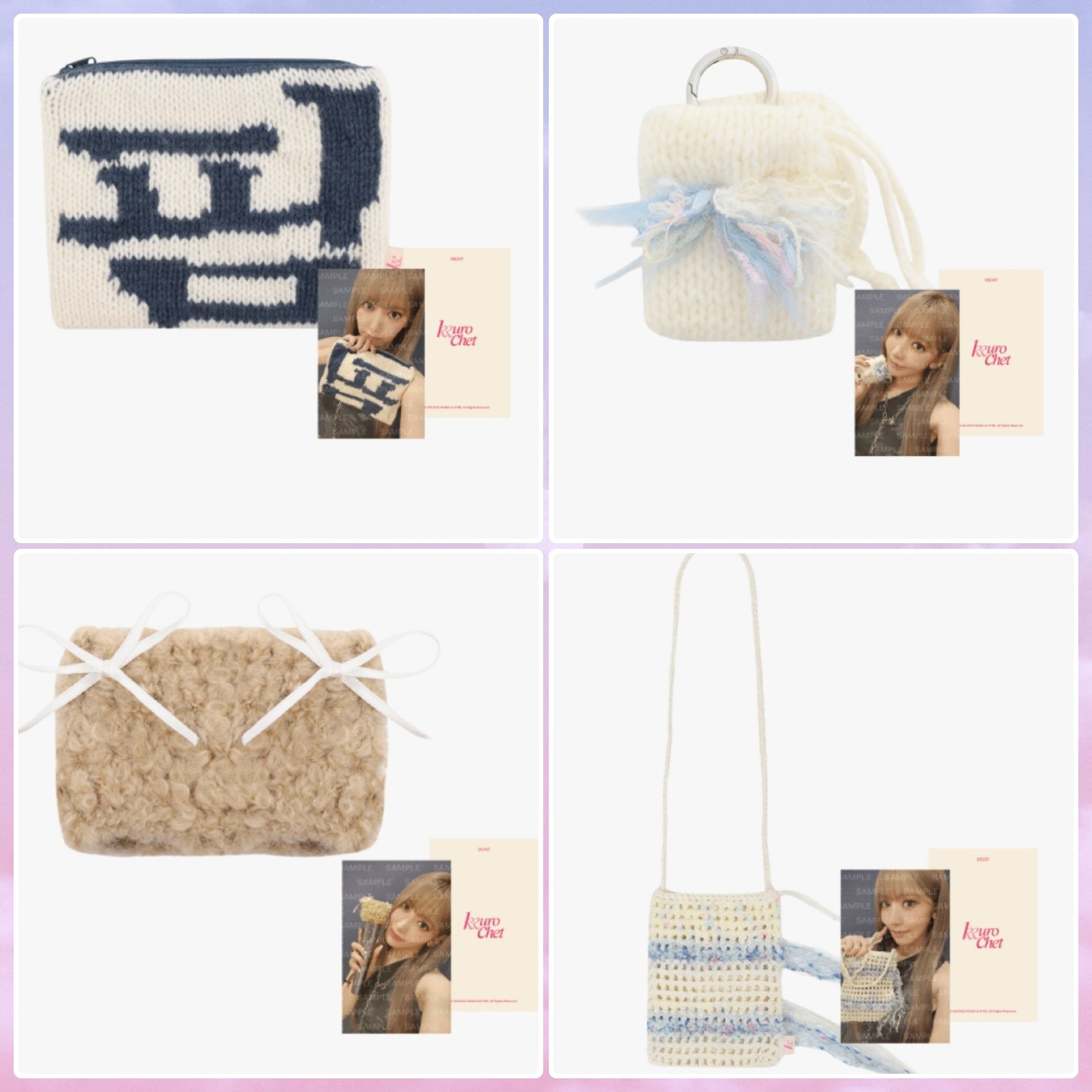 [現貨][預購] KKUROCHET第一彈 (手拿包／耳機包／DIY手燈帽／斜挎包)