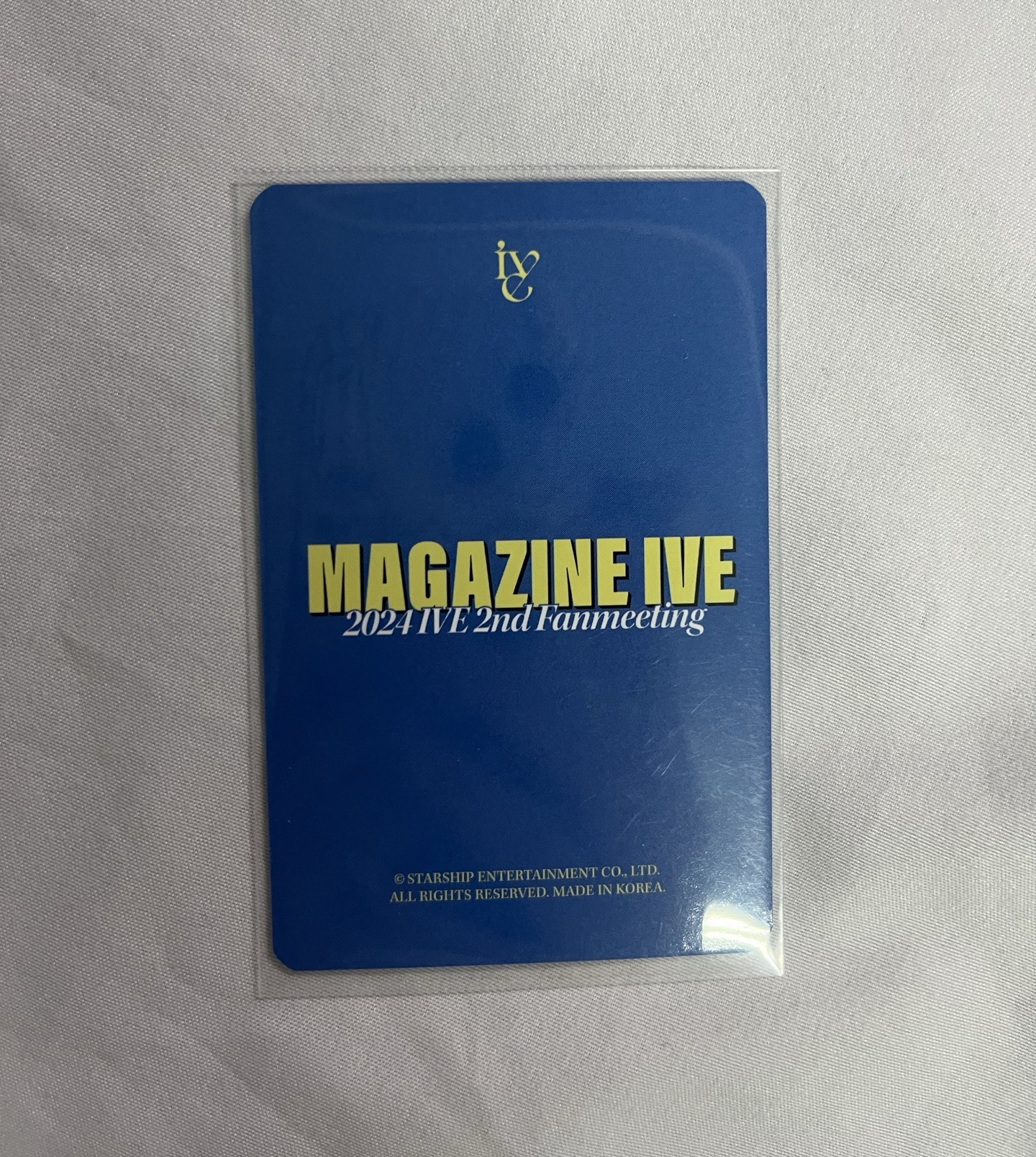 兪眞 MAGAZINE IVE 隨機卡