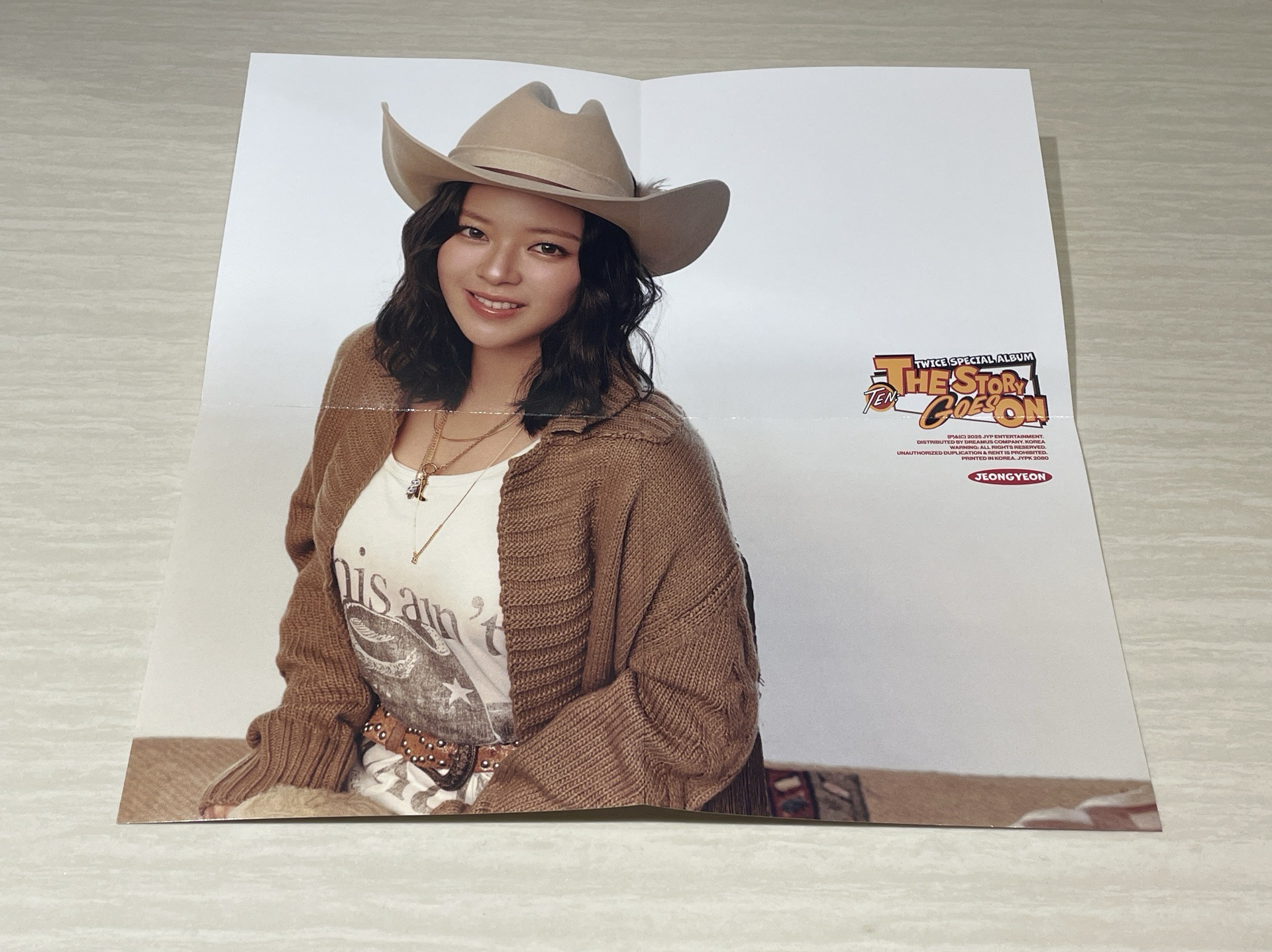 TWICE 十週年特別專 海報 定延 十週年小海報