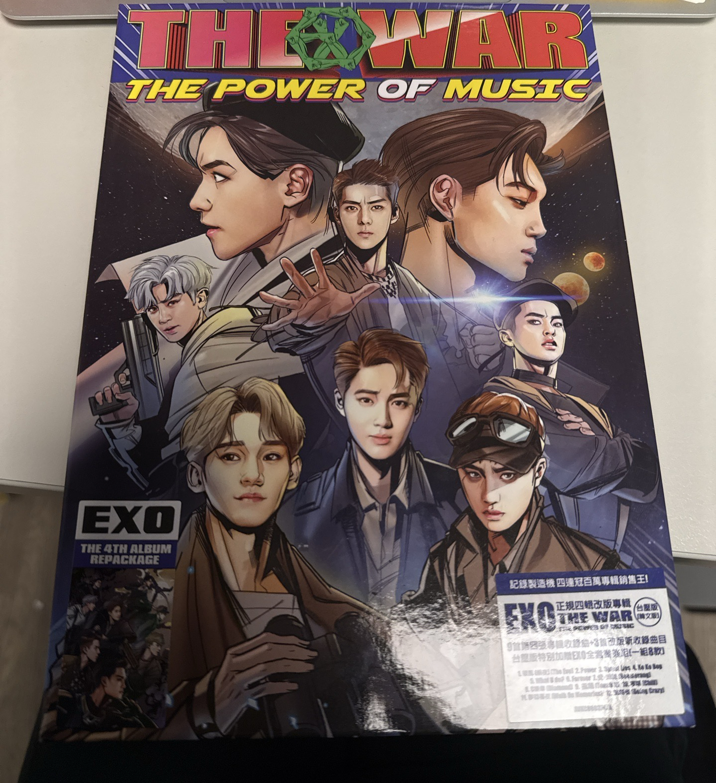 EXO THE WAR 正規四 伯賢小卡