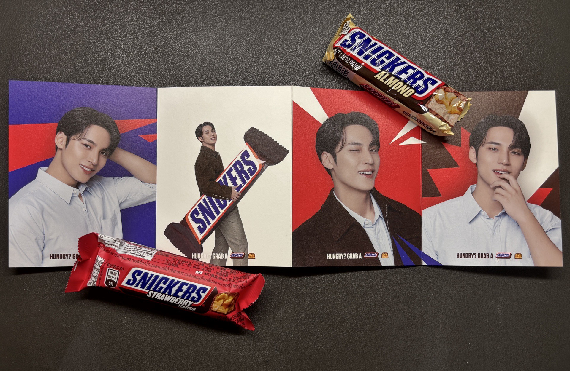 Seventeen 珉奎代言 士力架 明信片