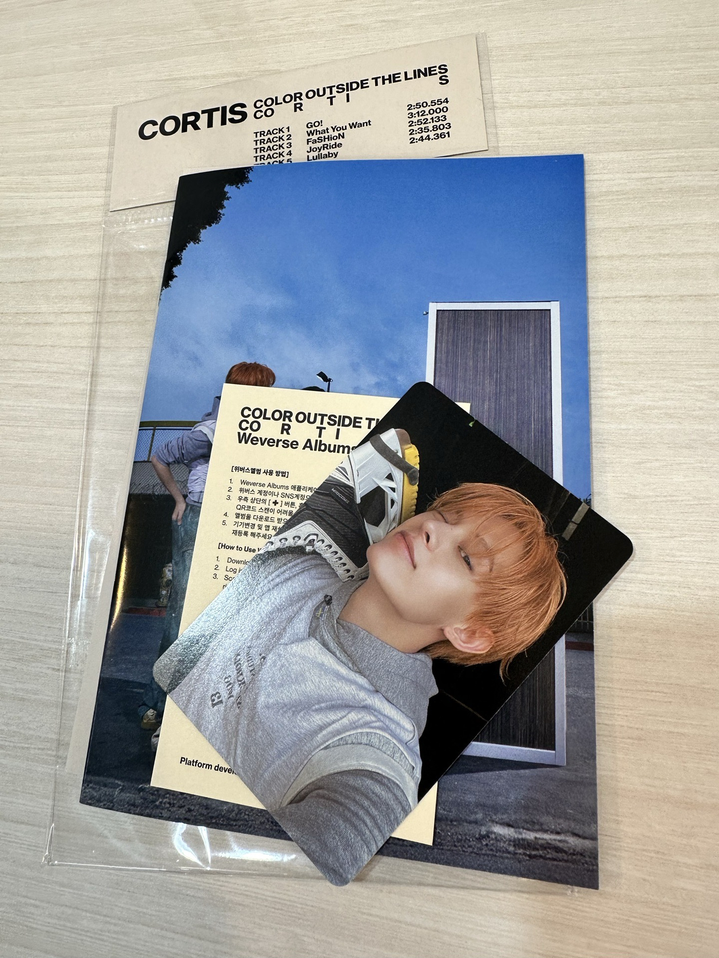 未拆Cortis2026年曆、安乾鎬以拆電子專B