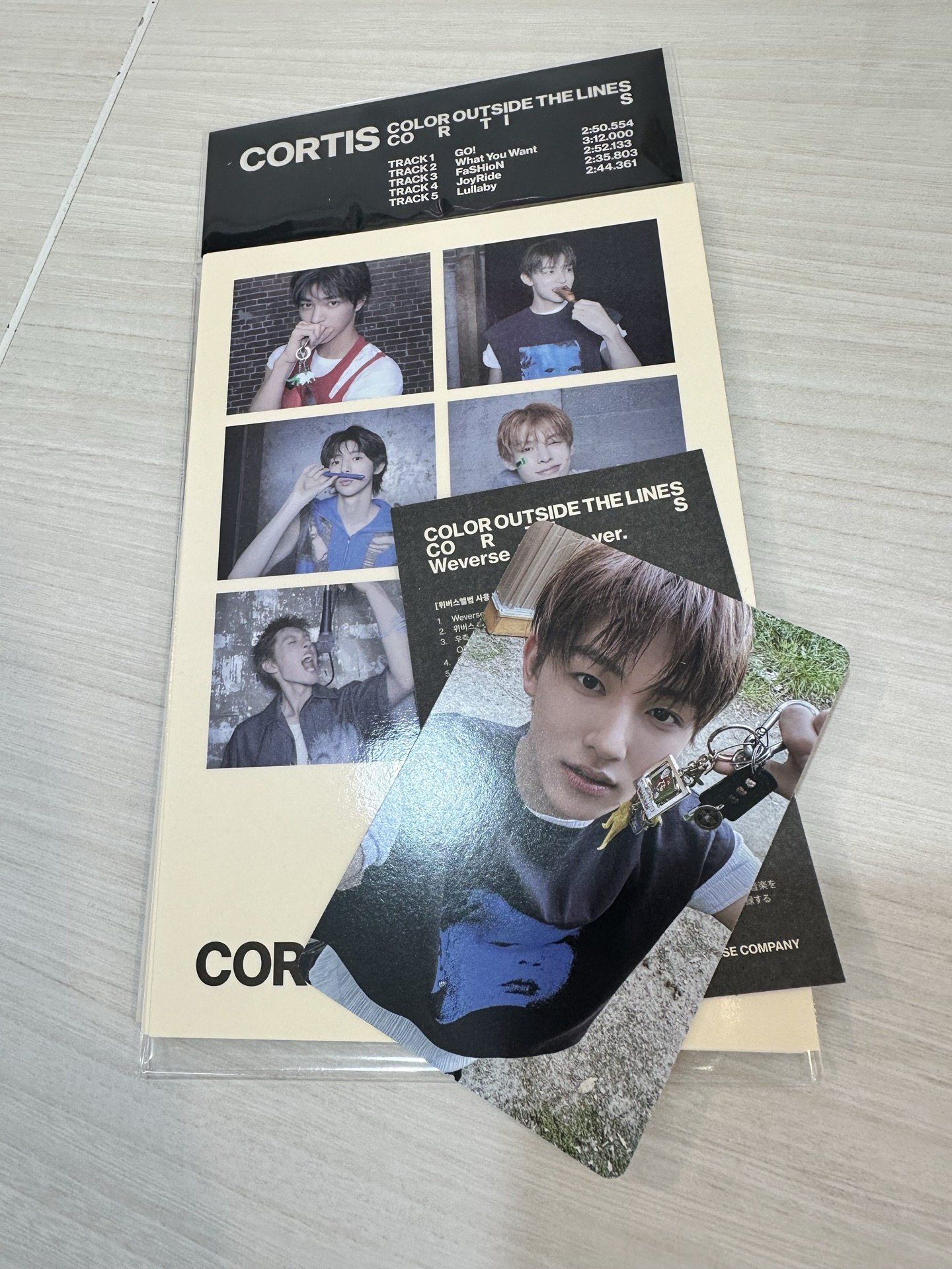 未拆Cortis2026年曆、安乾鎬以拆電子專B