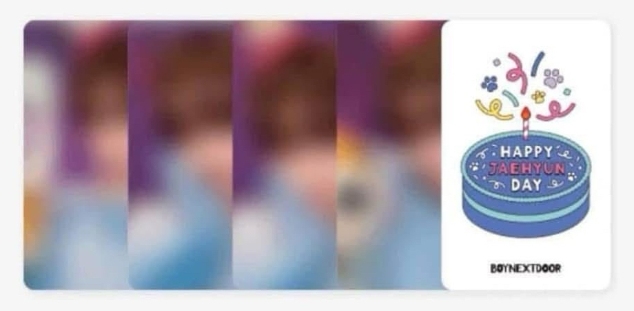 明宰鉉2024生日禮一組+兩張HOW專卡