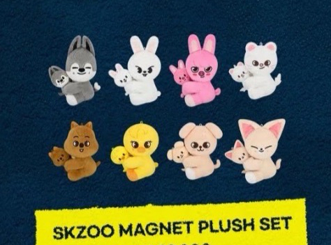 skzoo安可場磁鐵娃 skz