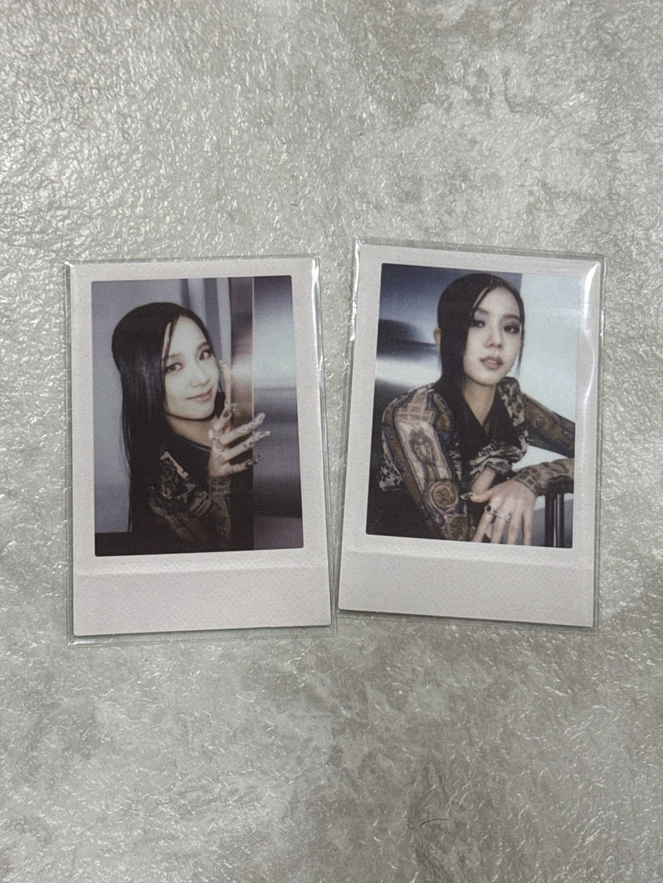 BLACKPINK BORN PINK 專輯卡 Gray ver.Pola A ver. JISOO