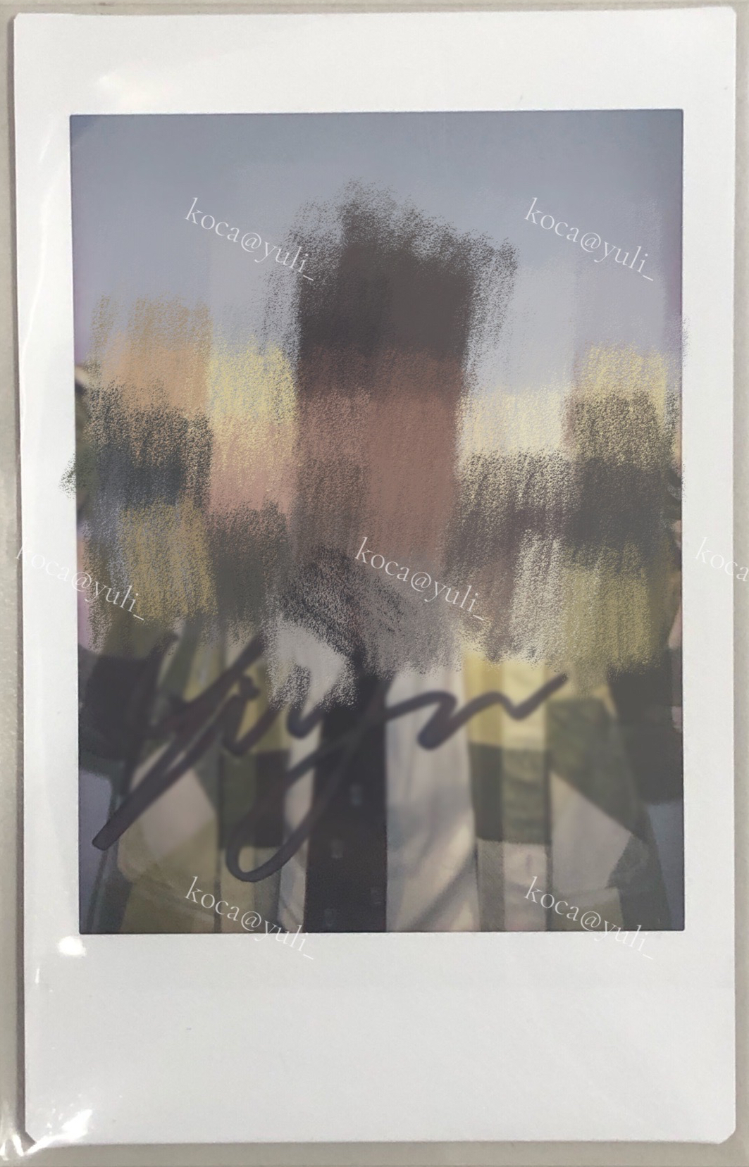 崔立于未公開親簽拍立得🐰