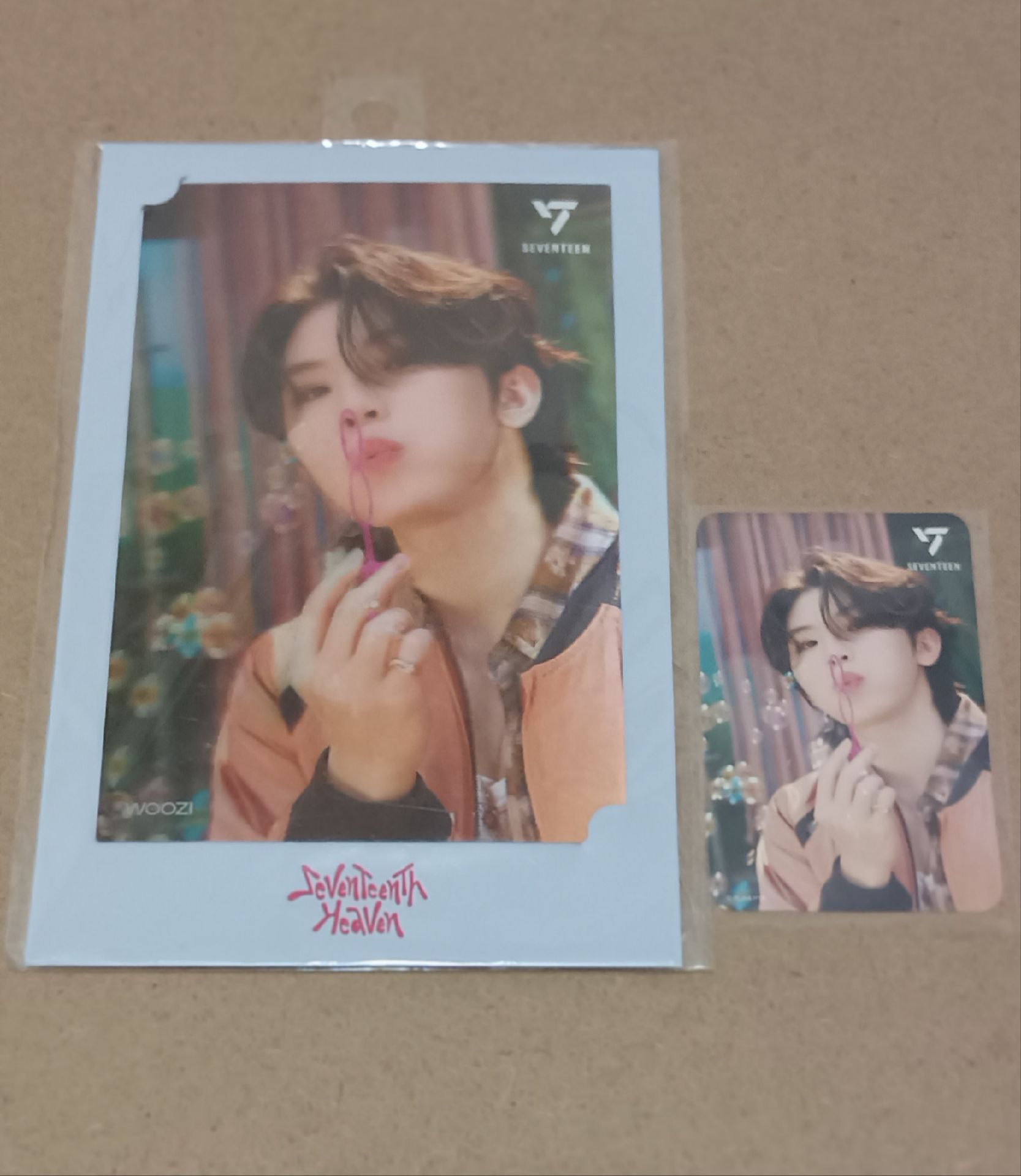 woozi 明信片3d卡