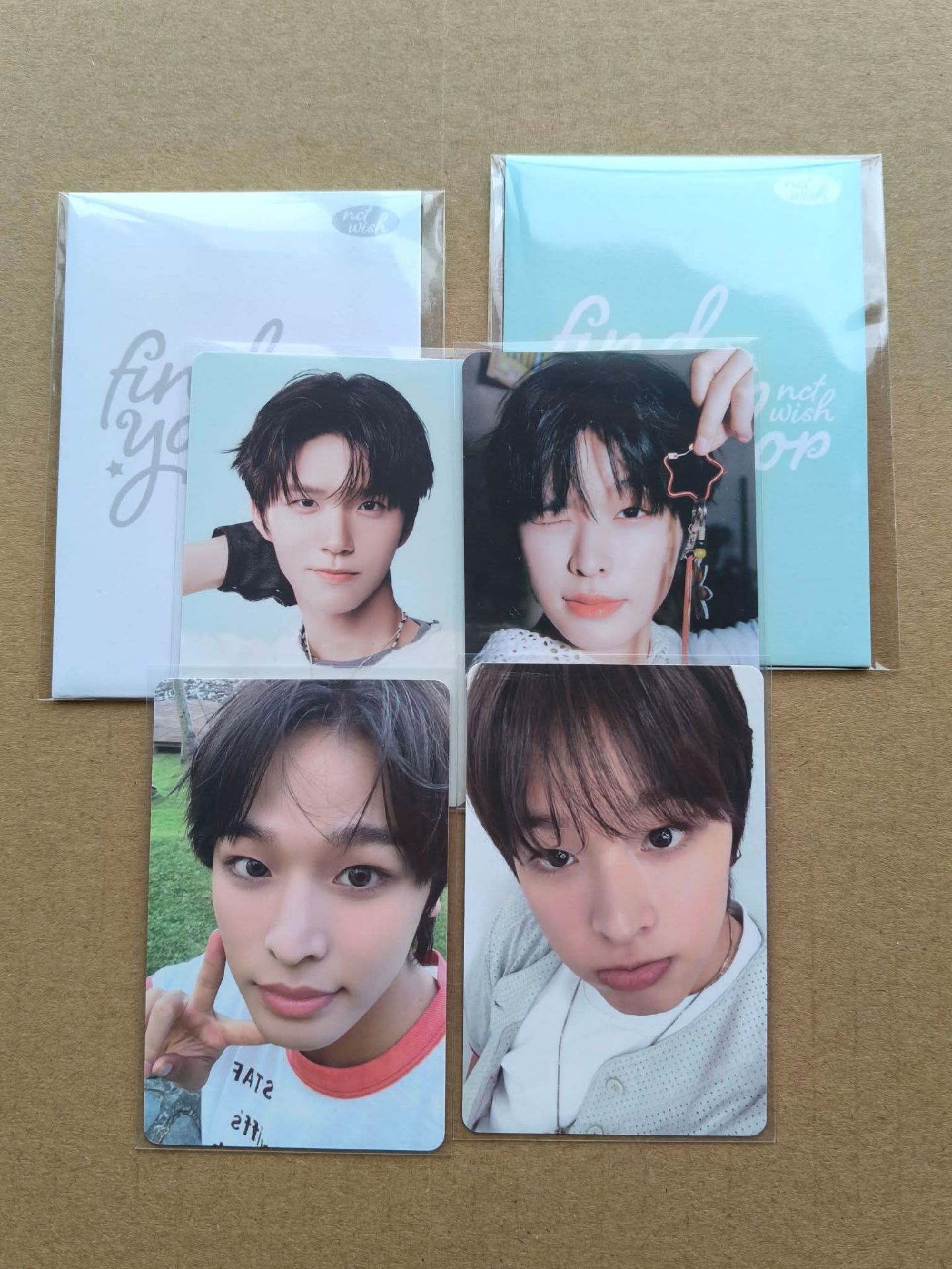 NCT WISH Riku Jaehee Color 卡包小卡 前田陸 栽禧