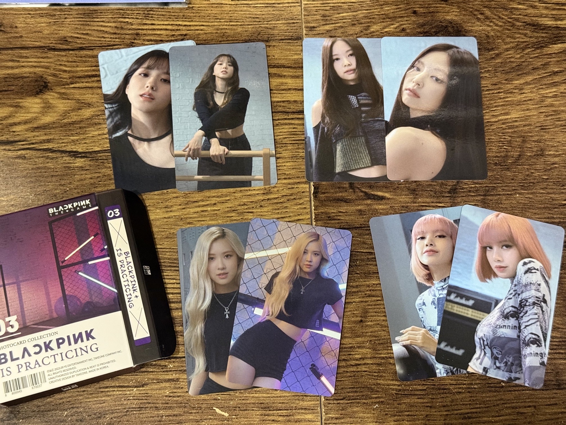 BLACKPINK BPTG 專輯卡 1-3 單圖合售