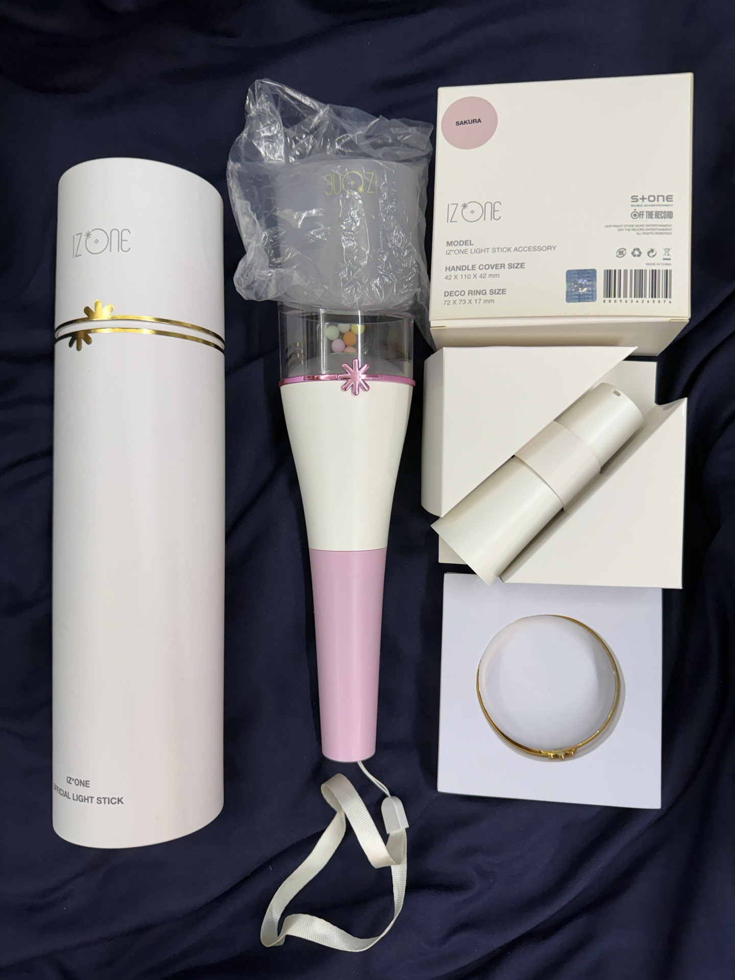 IZ*ONE 官方手燈+櫻花手燈配件組