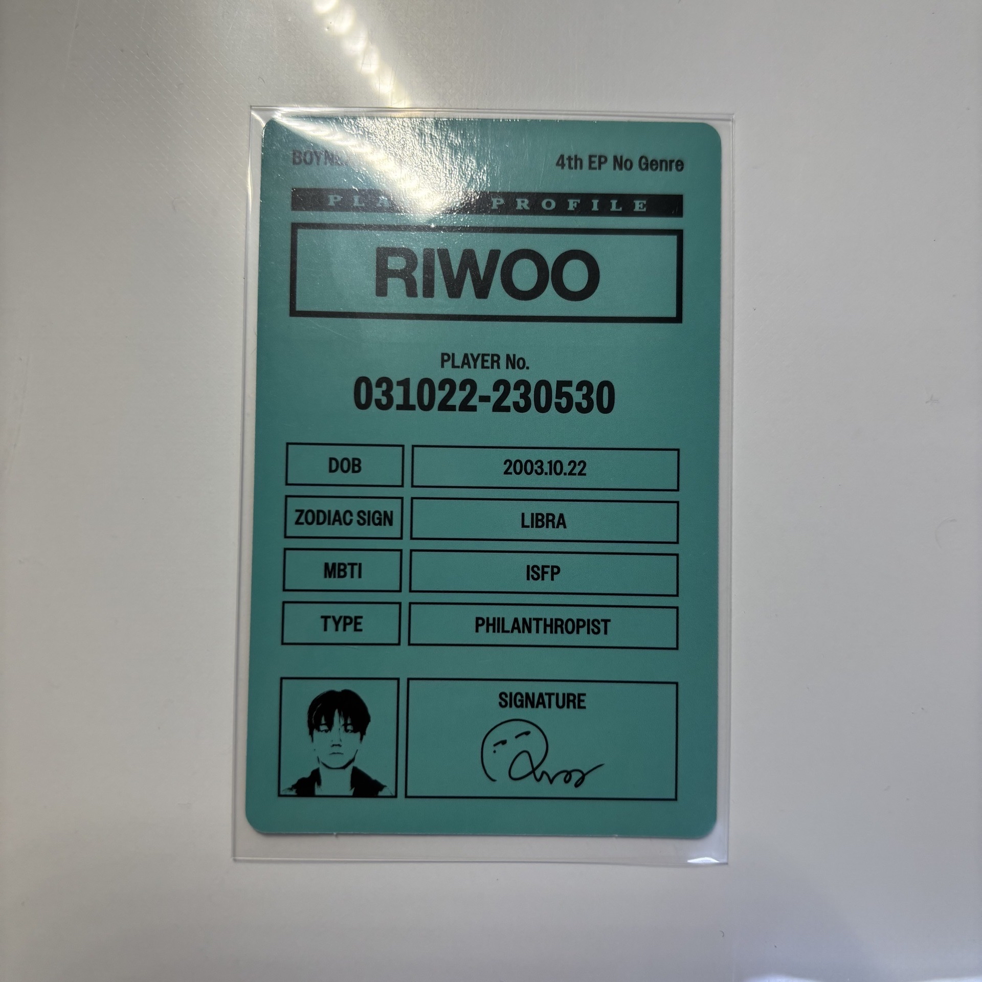 ［NO GENRE］Board Game ver. 專輯卡 常赫