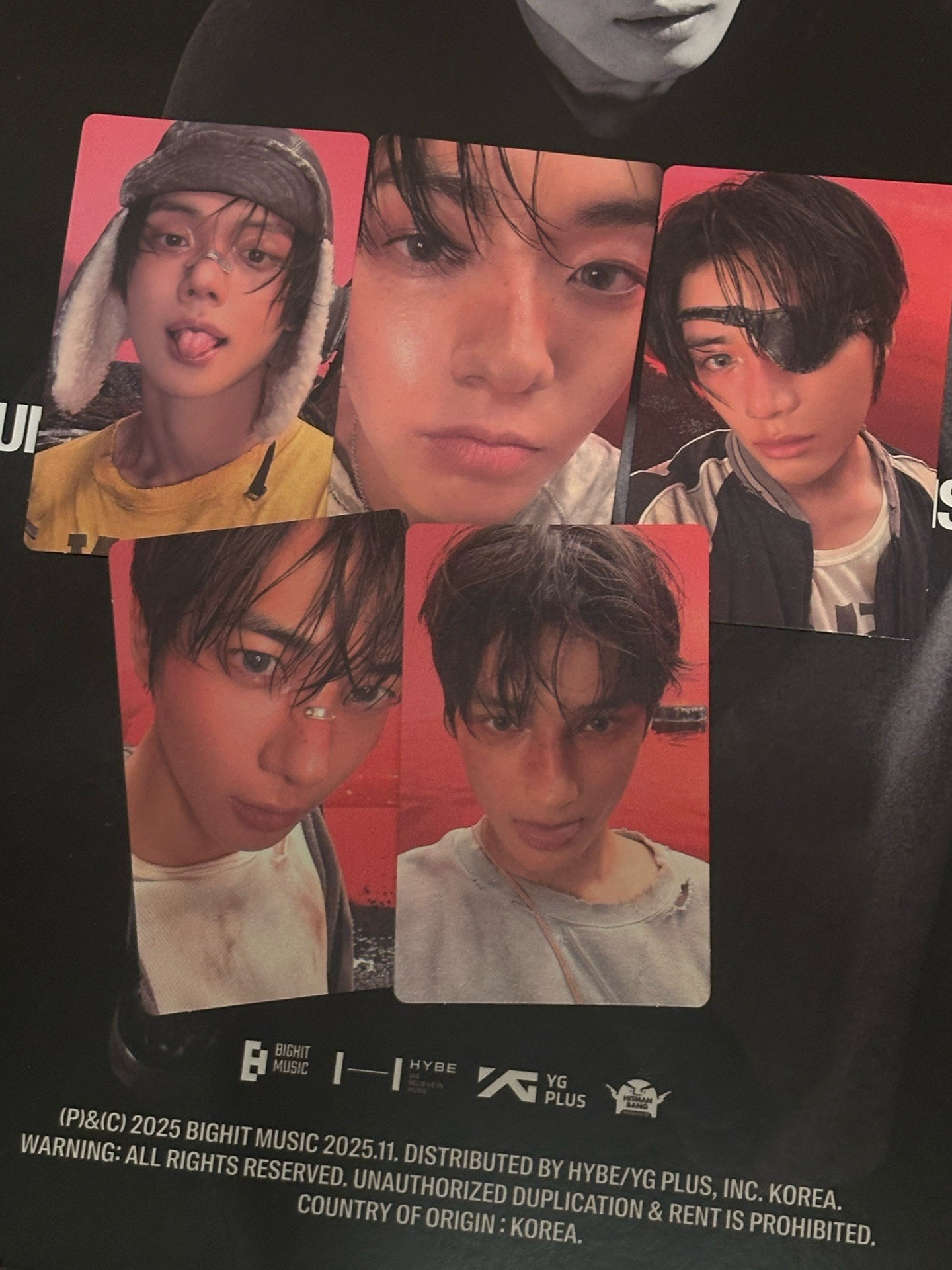 正規四wvs預售特典卡一套