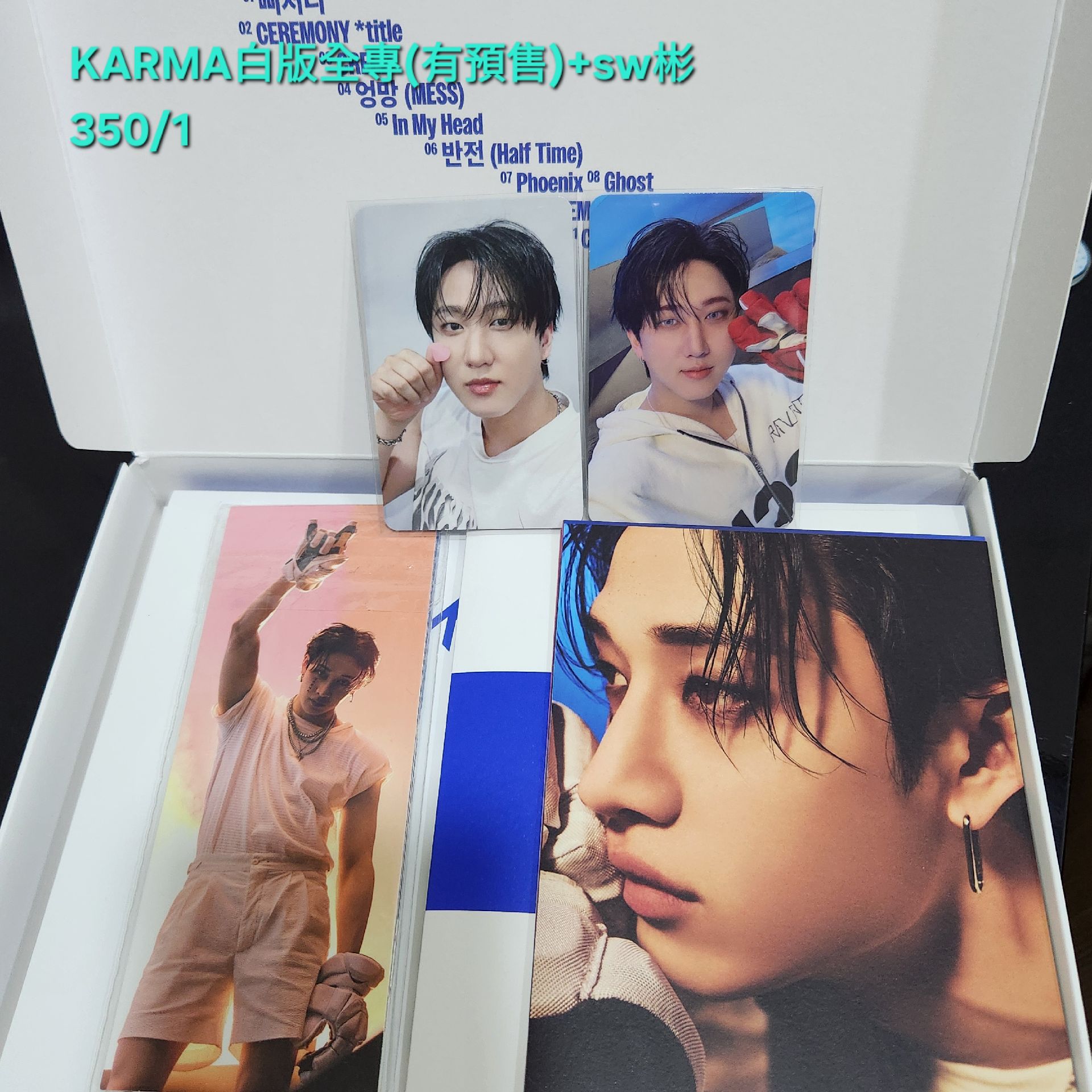 KARMA白版全專(有預售)+sw彬