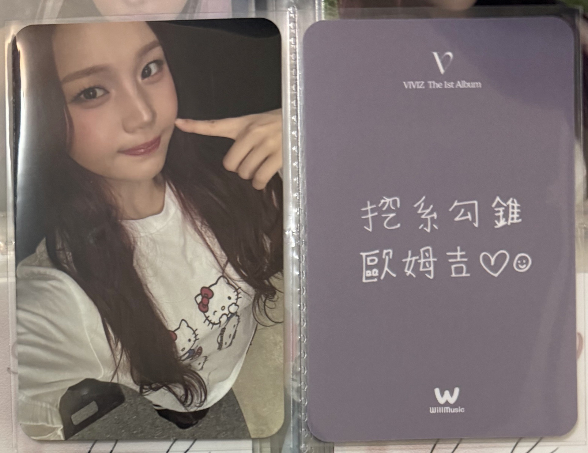 VIVIZ 嚴智 台北簽售 中字卡背