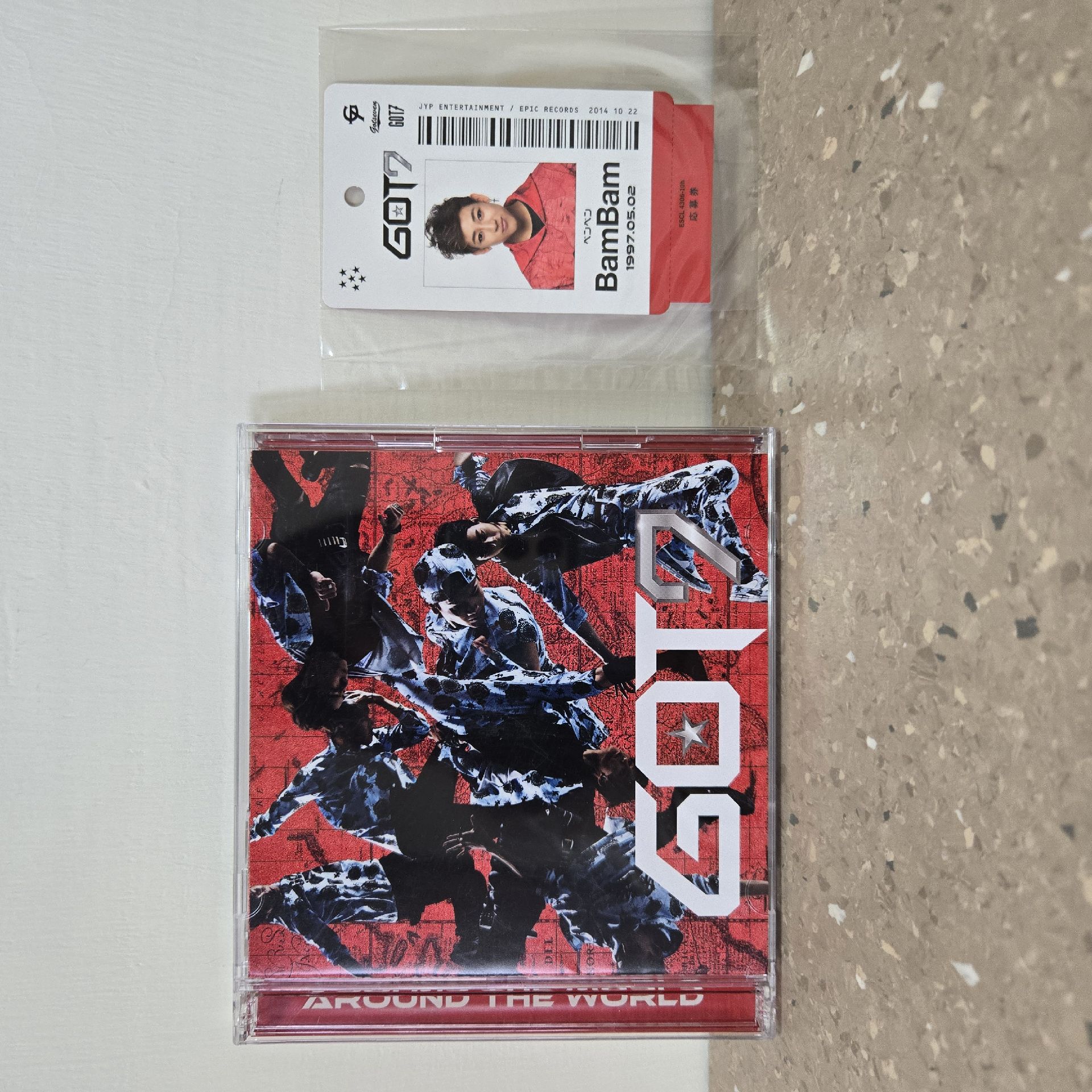 〖GOT7〗Around the world 初回生產限定盤B＆BamBam日專卡