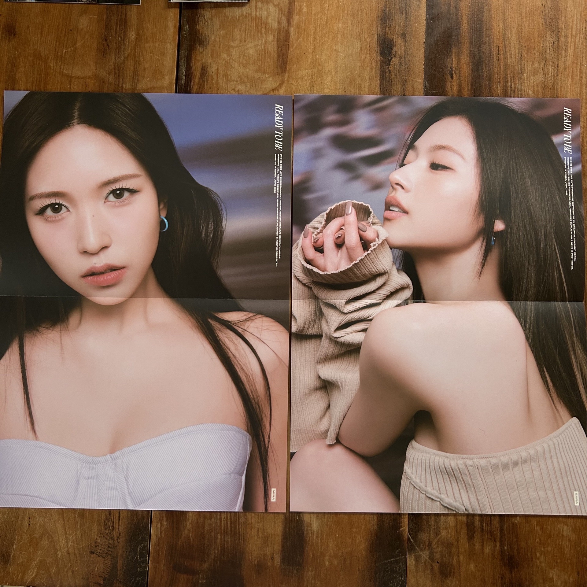 Ready to be Sana Mina 摺頁小海報