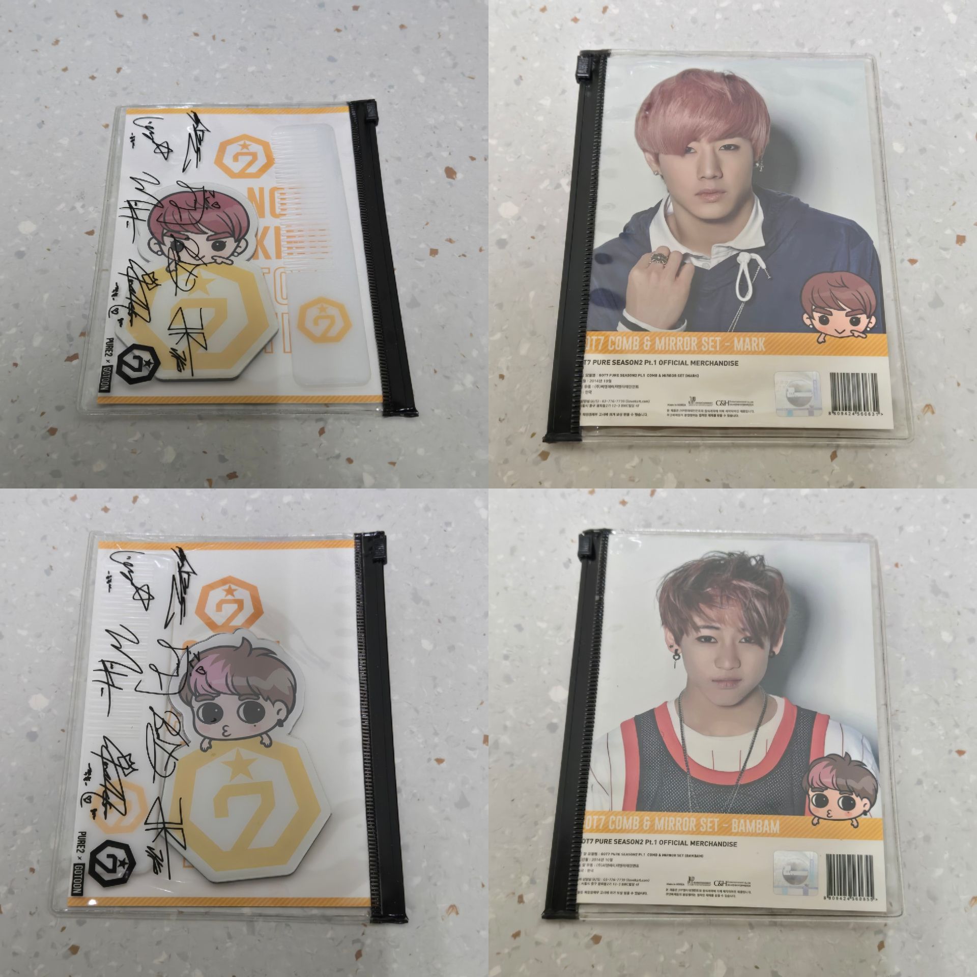 〖GOT7〗GOTOON PURE2 梳鏡組 - Mark/BamBam