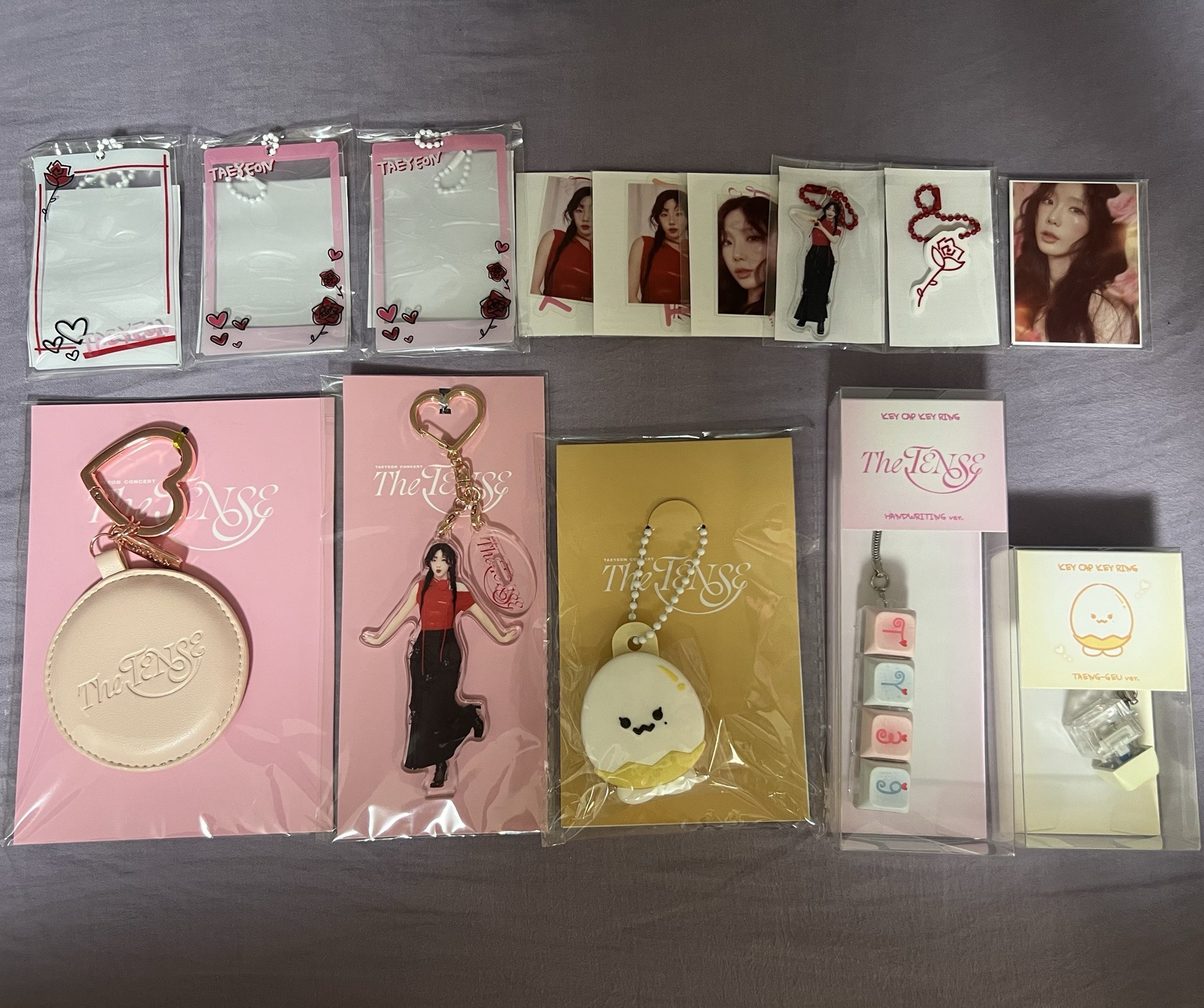 太妍 The TENSE 演唱會週邊 鍵帽 帽子 吊飾 鏡子 卡套