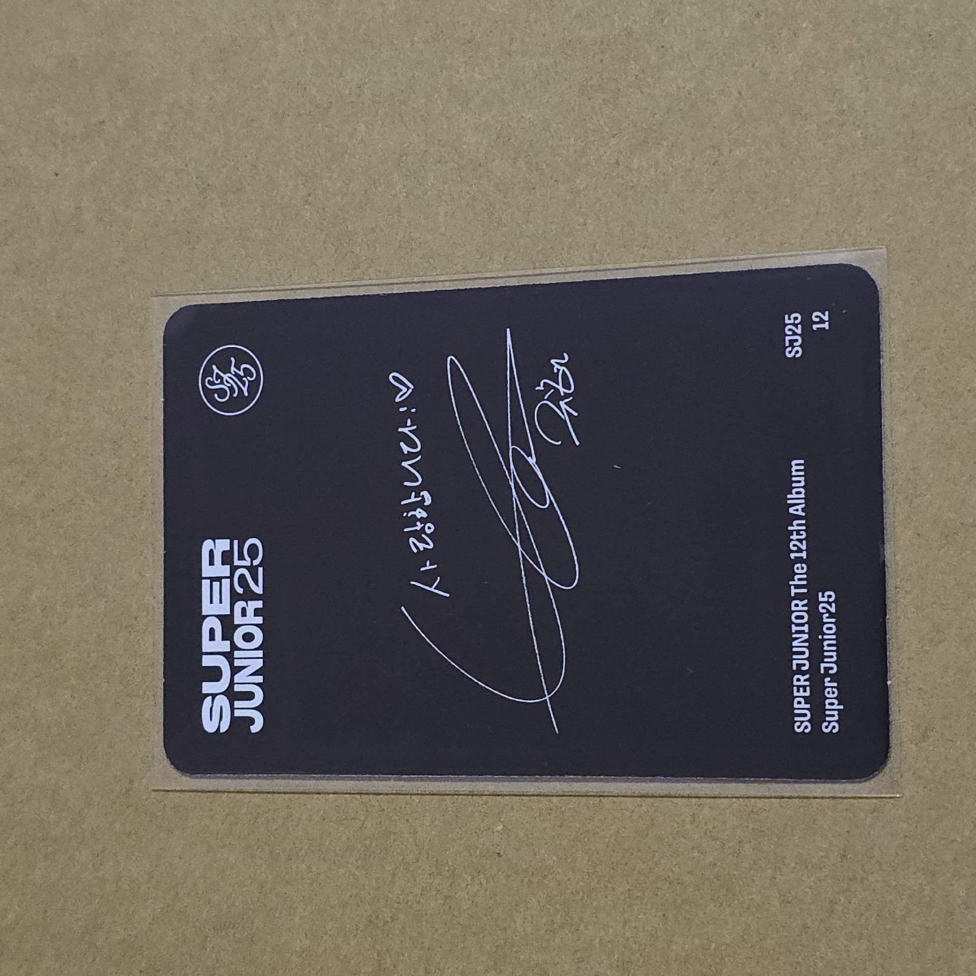 SUPER JUNIOR 12輯 寫真版 圭賢 專輯小卡