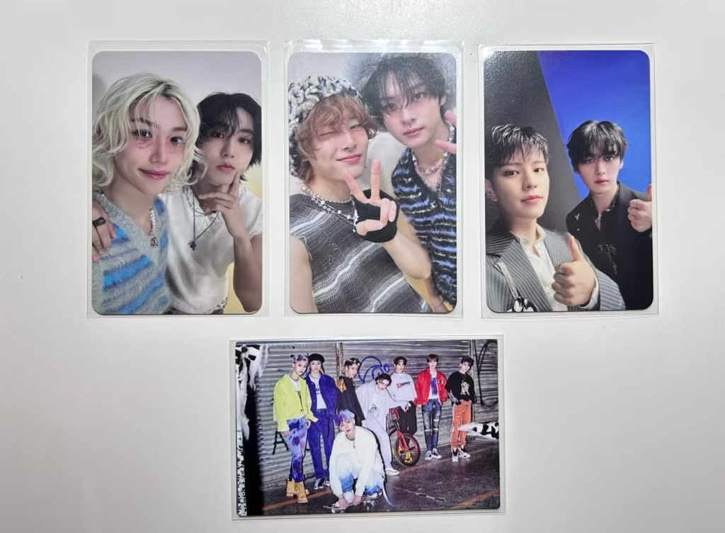 StrayKids 雙人卡 團卡 方燦 李旻浩 徐彰彬 黃鉉辰 韓知城 李龍馥 金昇玟 梁精寅