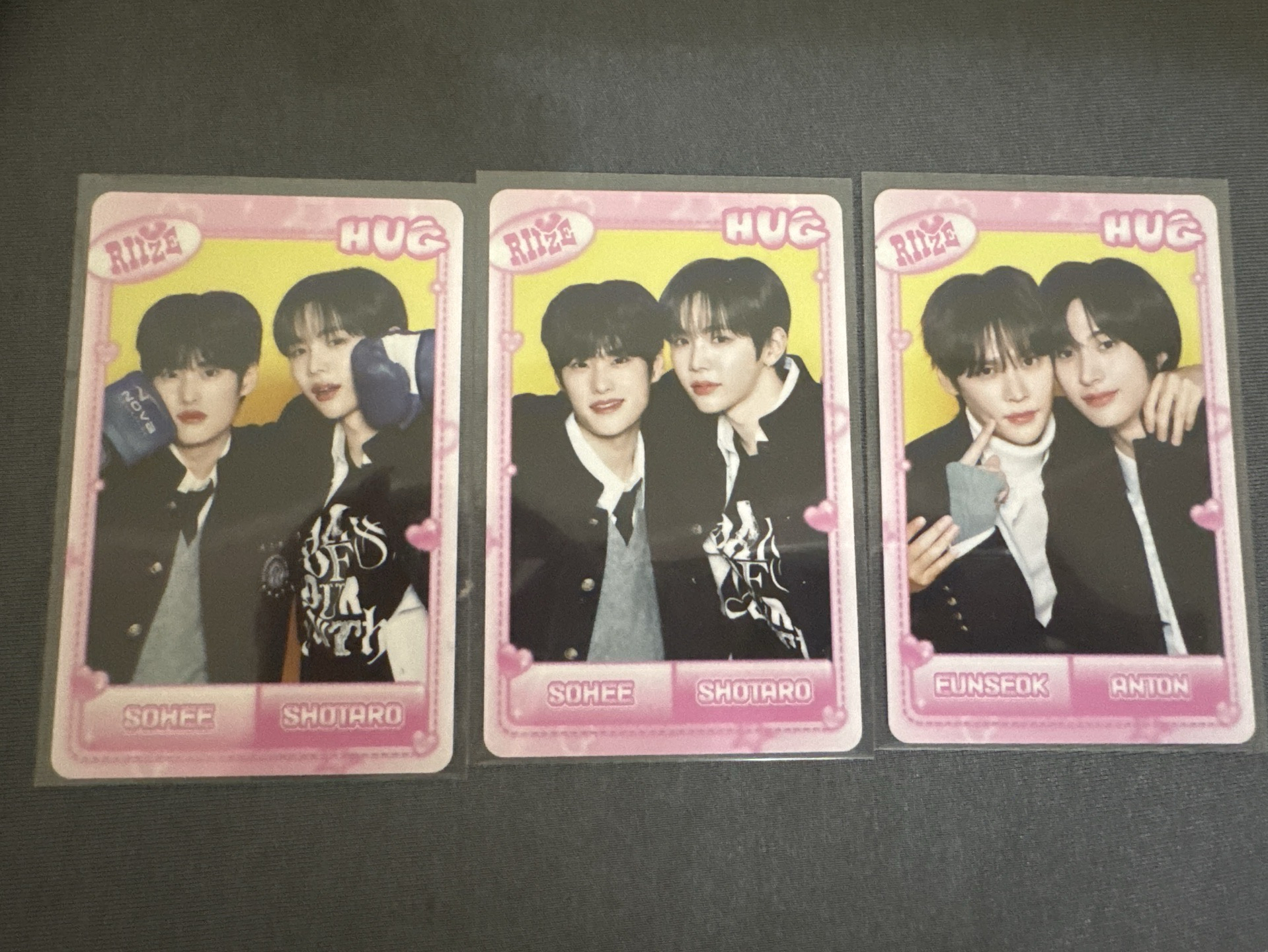 Riize Hug 雙人隨機卡 醬熙 石桶