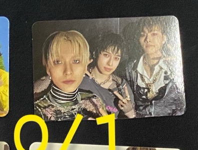 迷六三人卡（黑）