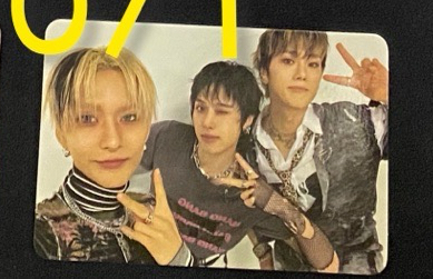 迷六三人卡（白）