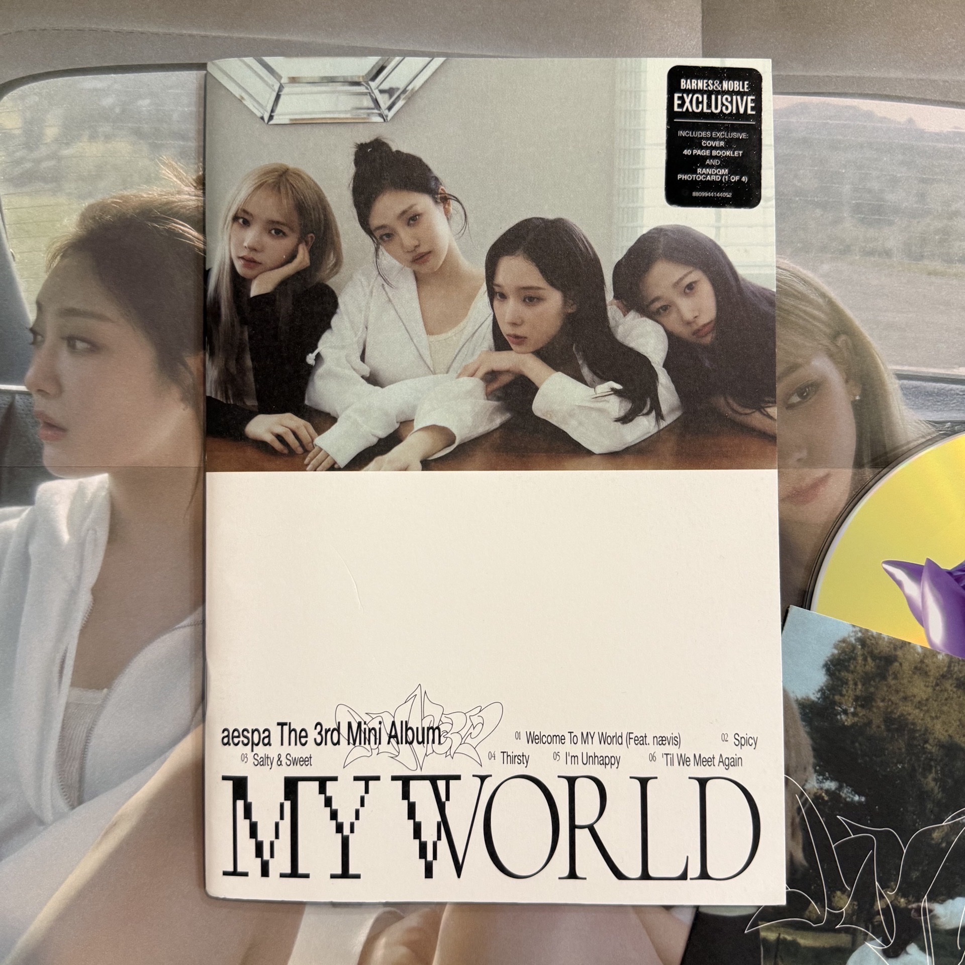 aespa MYWORLD bn zine空專