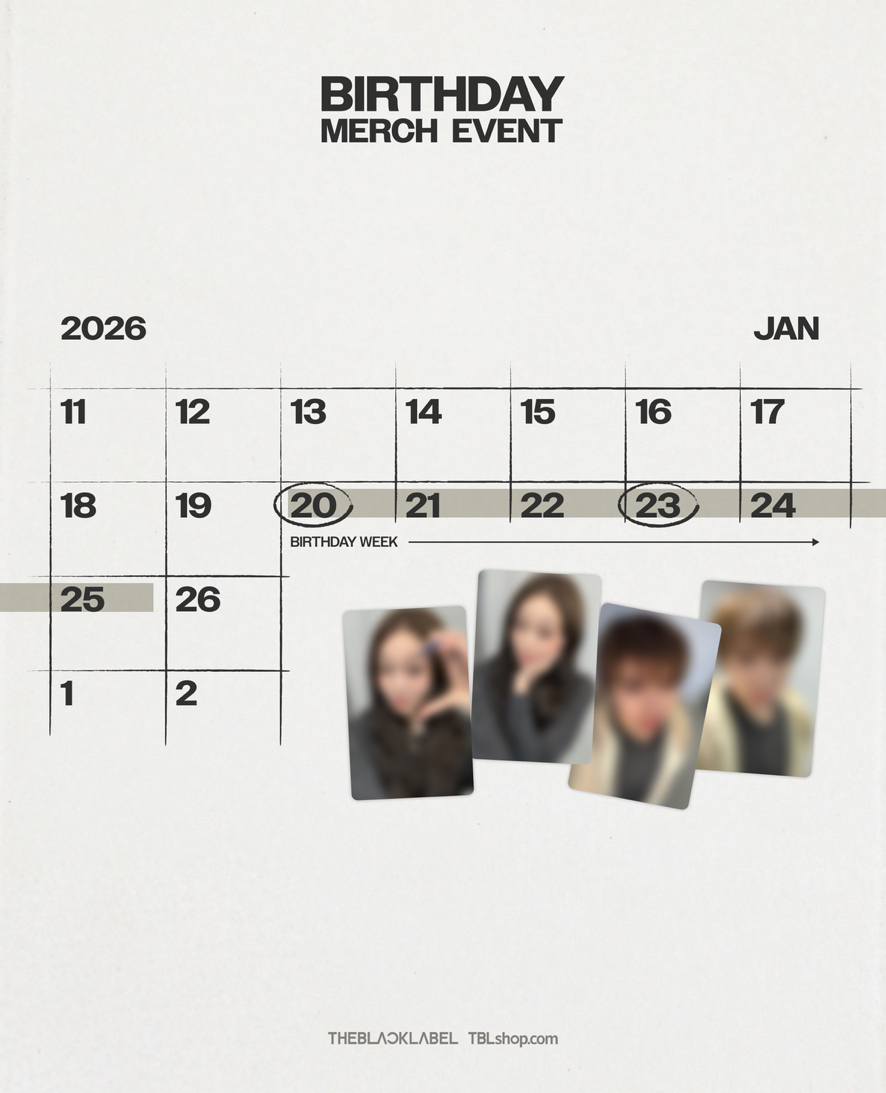 BIRTHDAY MERCH EVENT