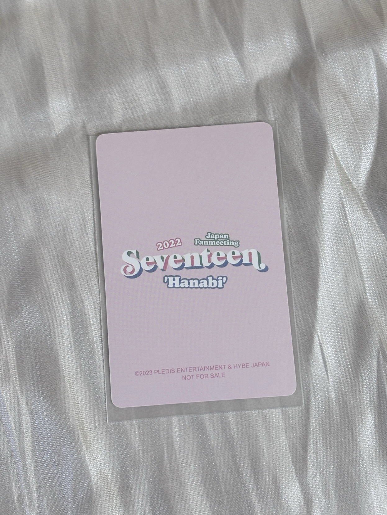 ［SEVENTEEN］俊 22‘FM HANABI 演唱會 DVD / CD 卡 DVD ver.