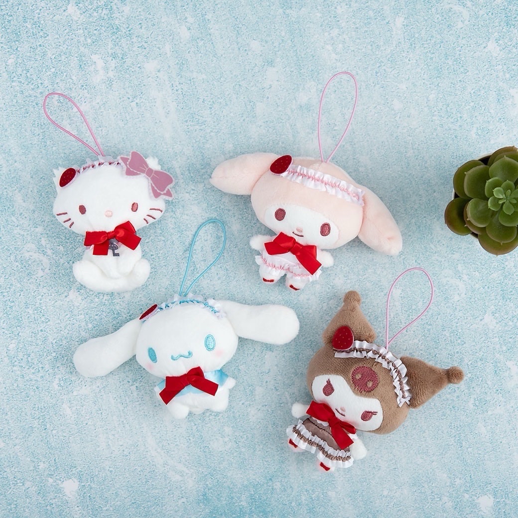 711三麗鷗草莓蛋糕造型吊飾