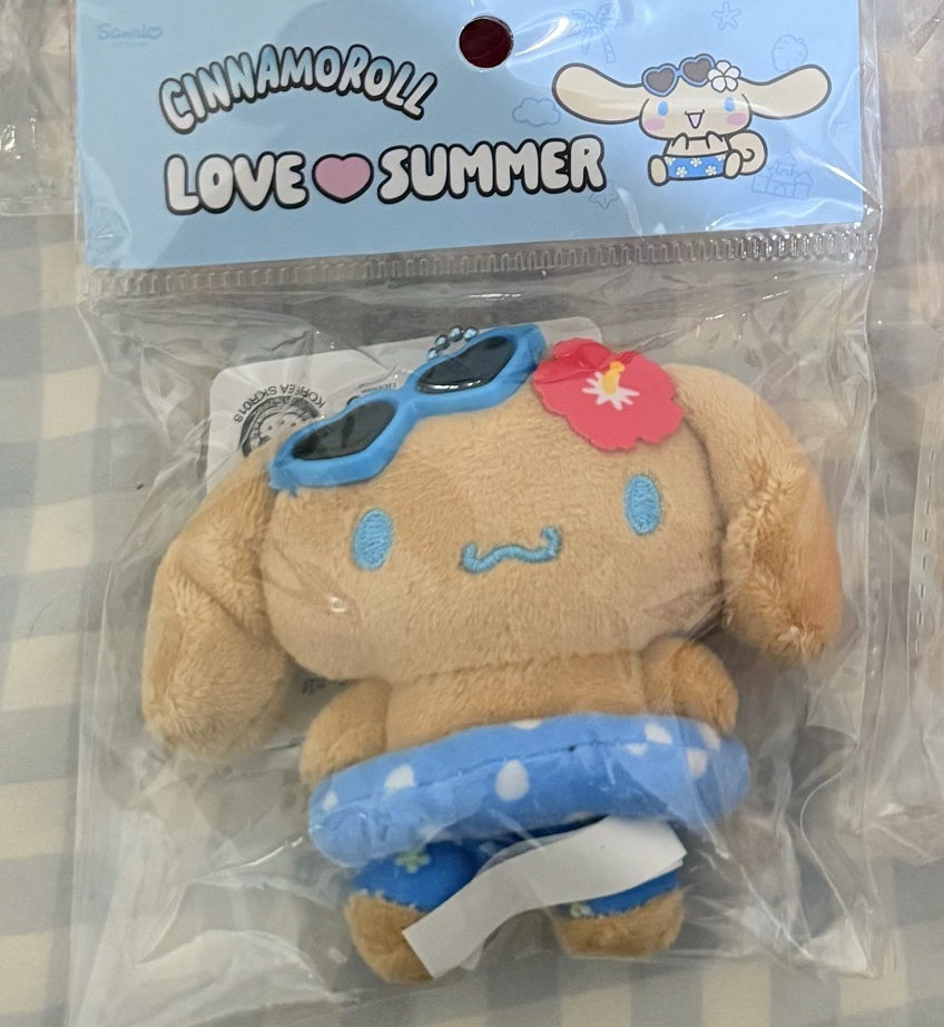 olive young聯名曬傷系列 玩偶吊飾 大耳狗