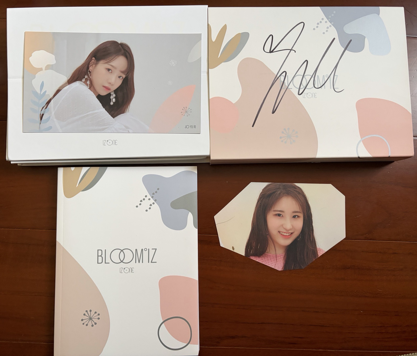 柔理 BLOOM*IZ I WAS ver. 白版 專輯 簽專 空專