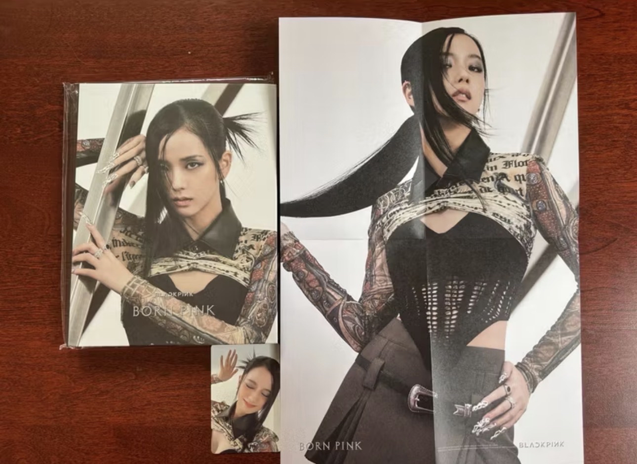 Blackpink born pink Jisoo 專輯 小卡 全專