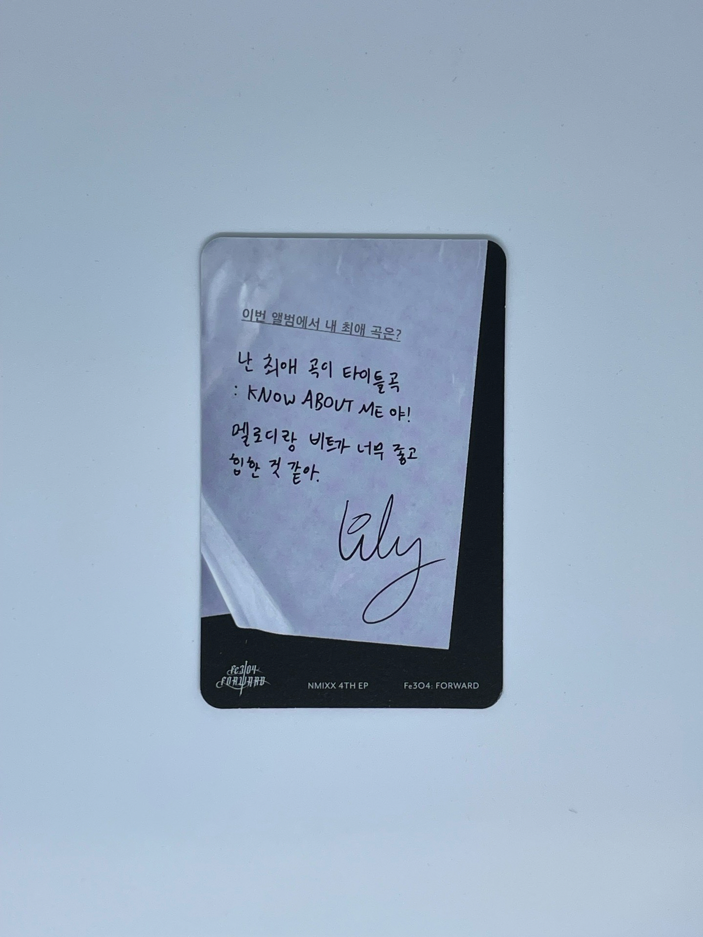 FORWARD 專輯卡 普版 Ready 專卡莉