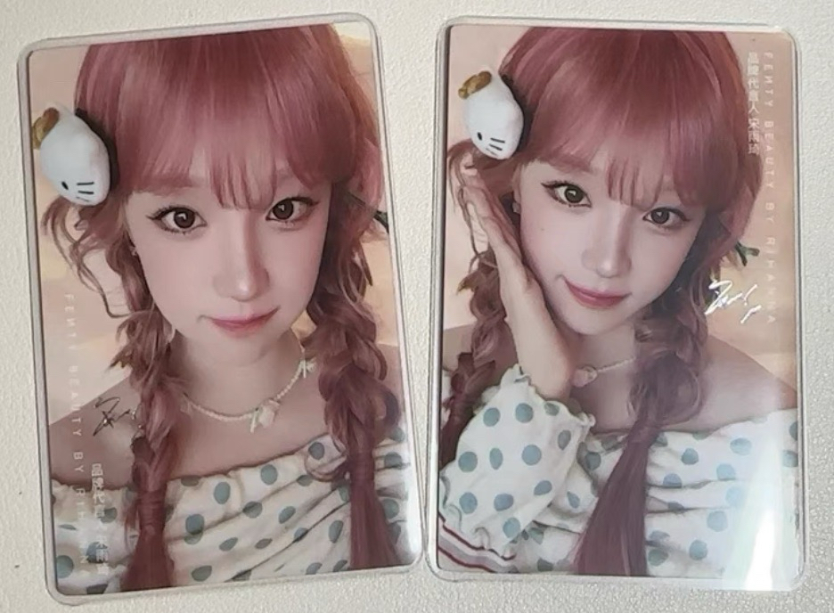 idle 雨琦 Fenty Beauty代言卡 兩張不拆