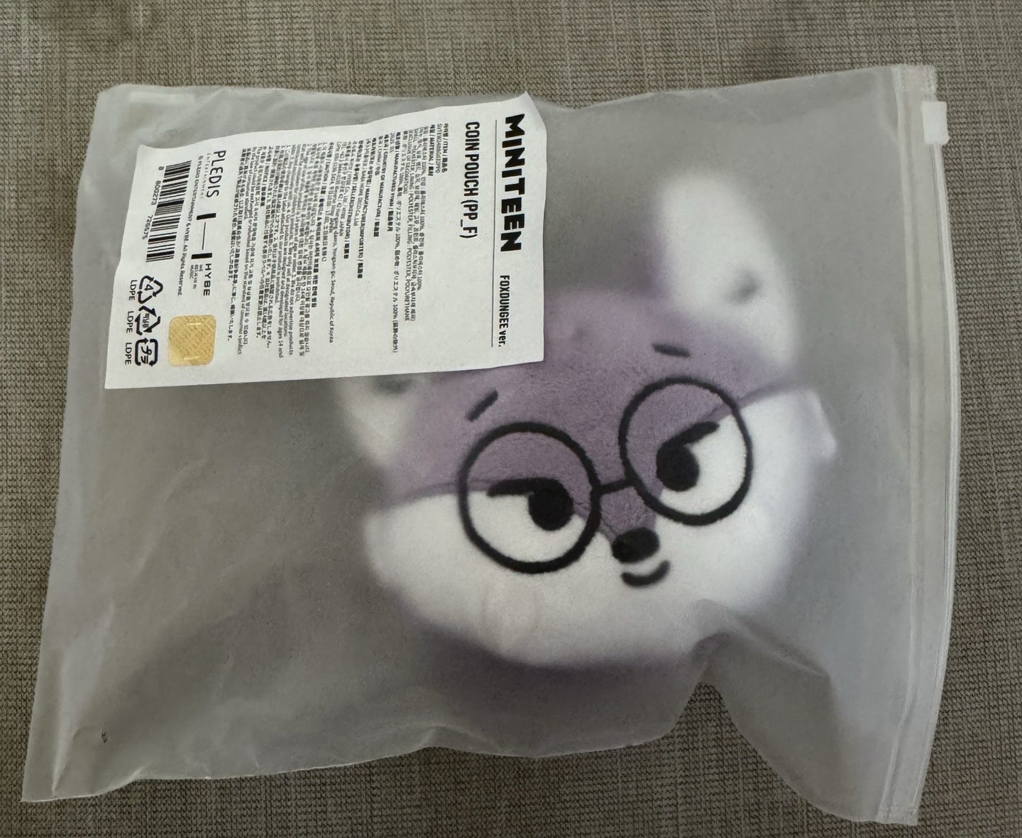 miniteen 圓佑狐袋子零錢包