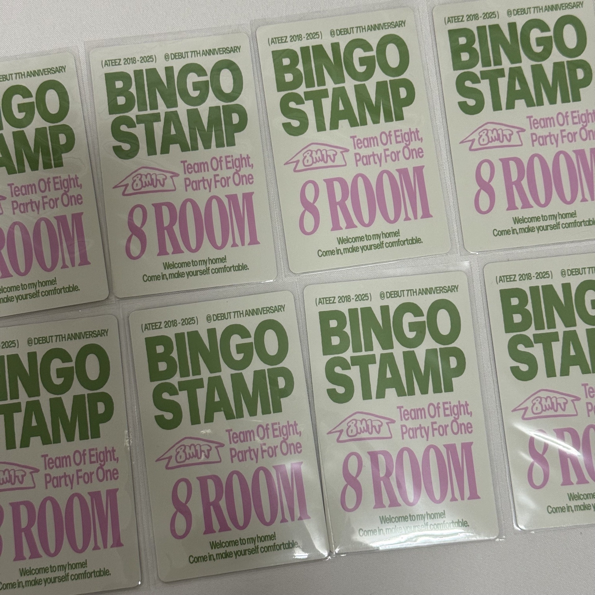 ATEEZ 8ROOM 快閃店 任務卡