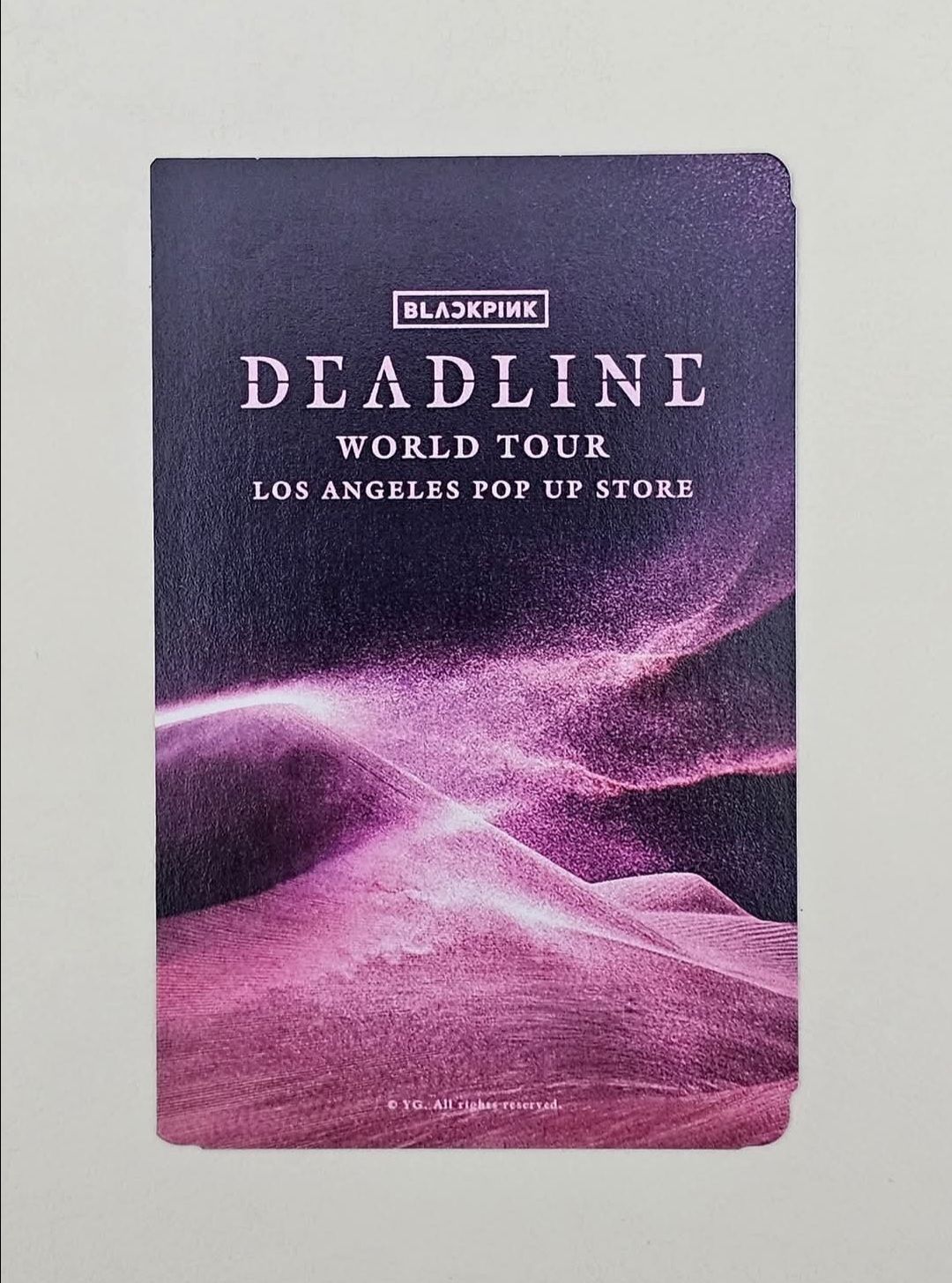 DEADLINE WORLD TOUR 洛杉磯快閃滿額卡