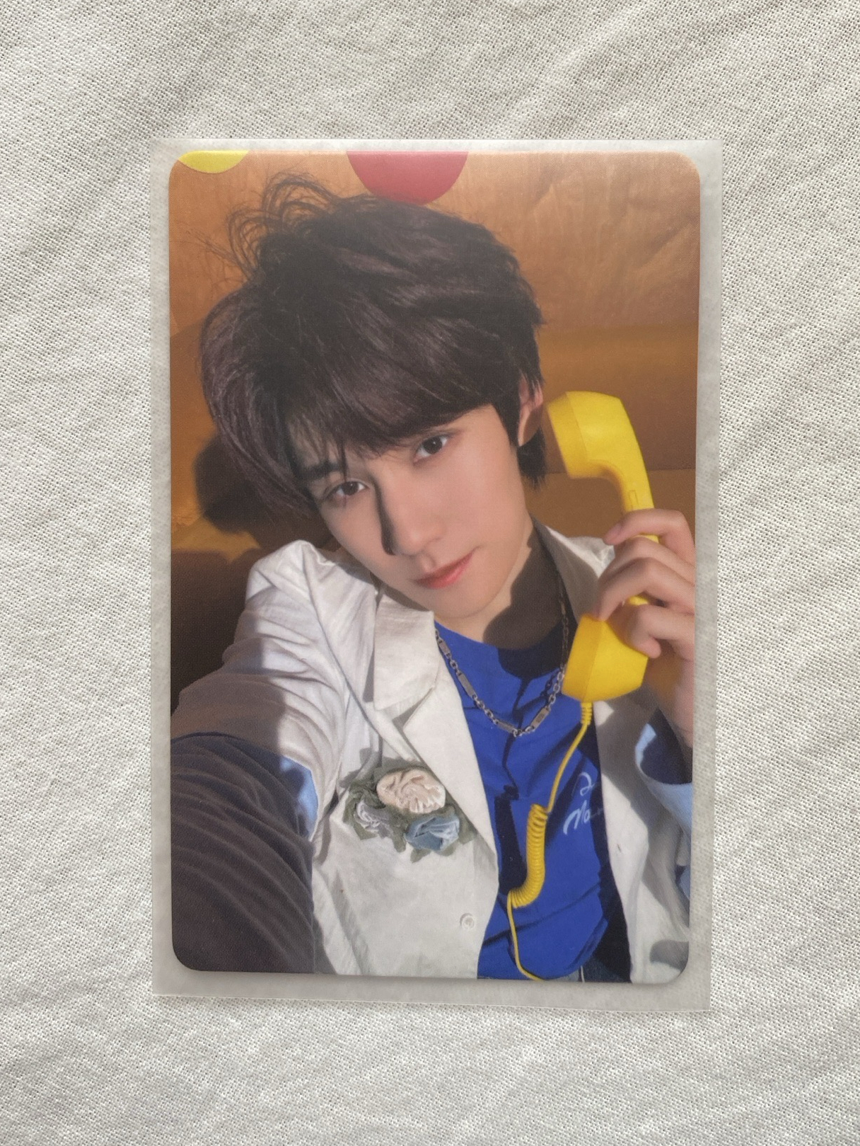 張真源台曆打電話