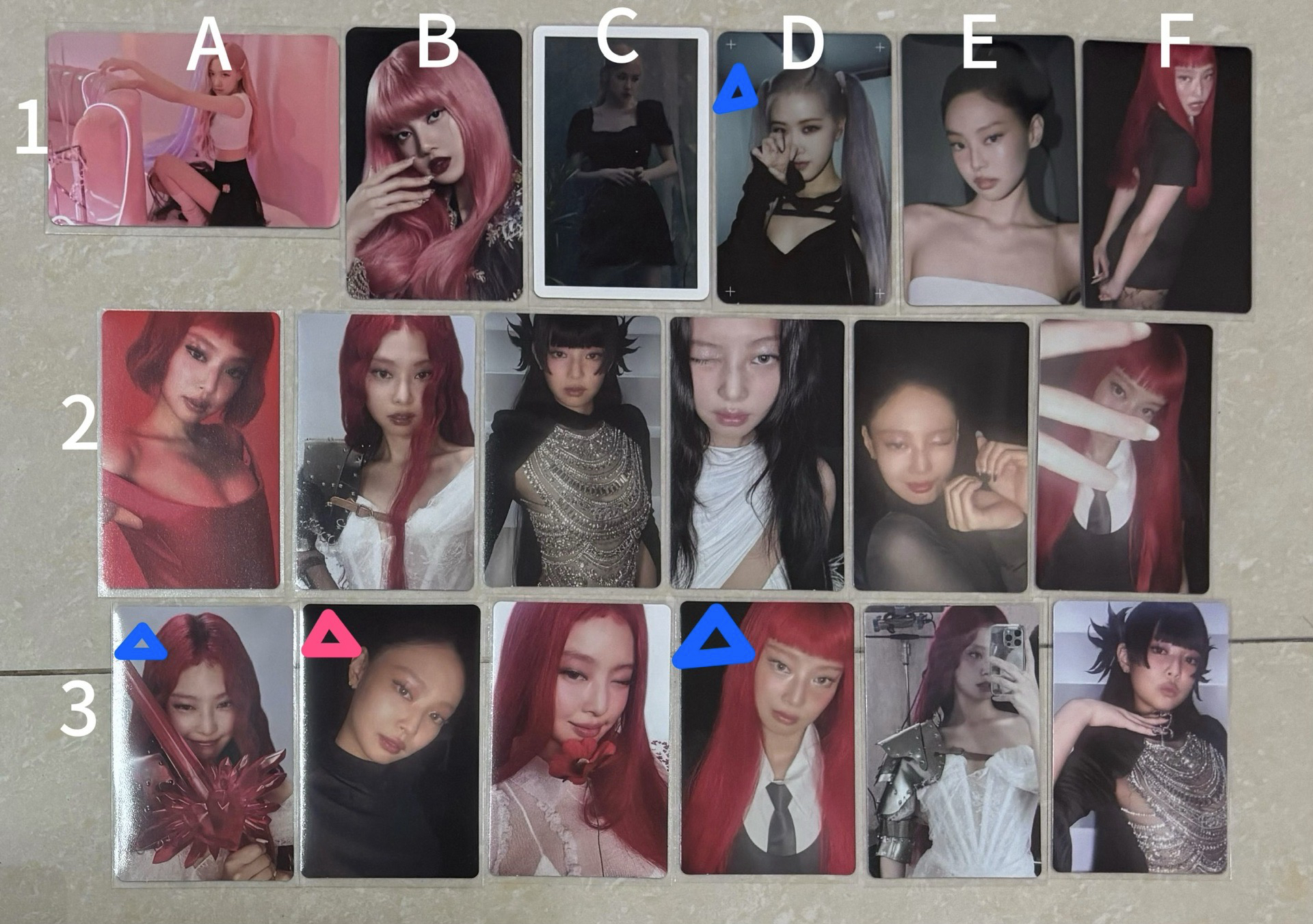 Blackpink Jennie Rosé Lisa 特典卡 專卡 滿額卡 2020年曆 4+1