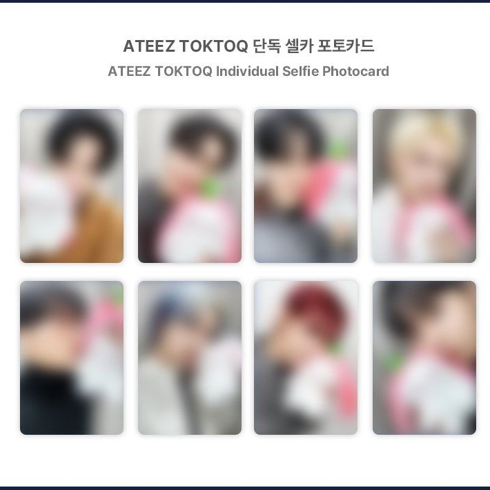 ATEEZ｜GOLDEN HOUR PART.4 TOKTOQ 特典卡