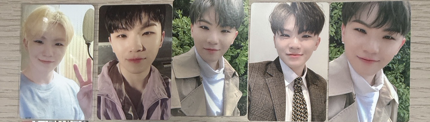 Seventeen Woozi 專輯小卡