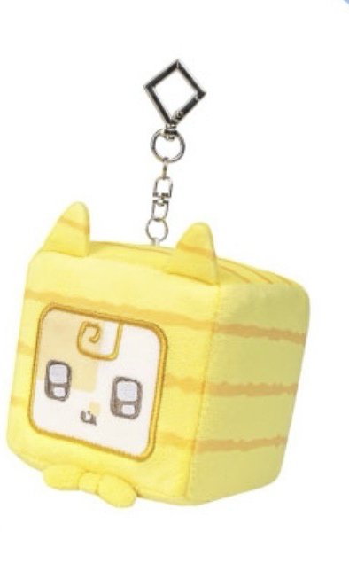 黃色方形吊飾娃