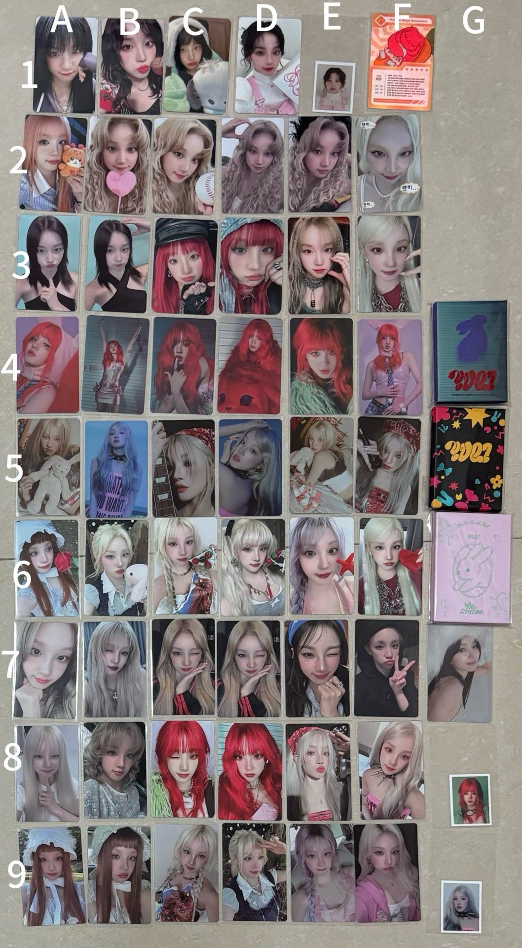 I-DLE Yuqi 宋雨琦 特典卡 年曆卡 週邊卡 專卡 中背