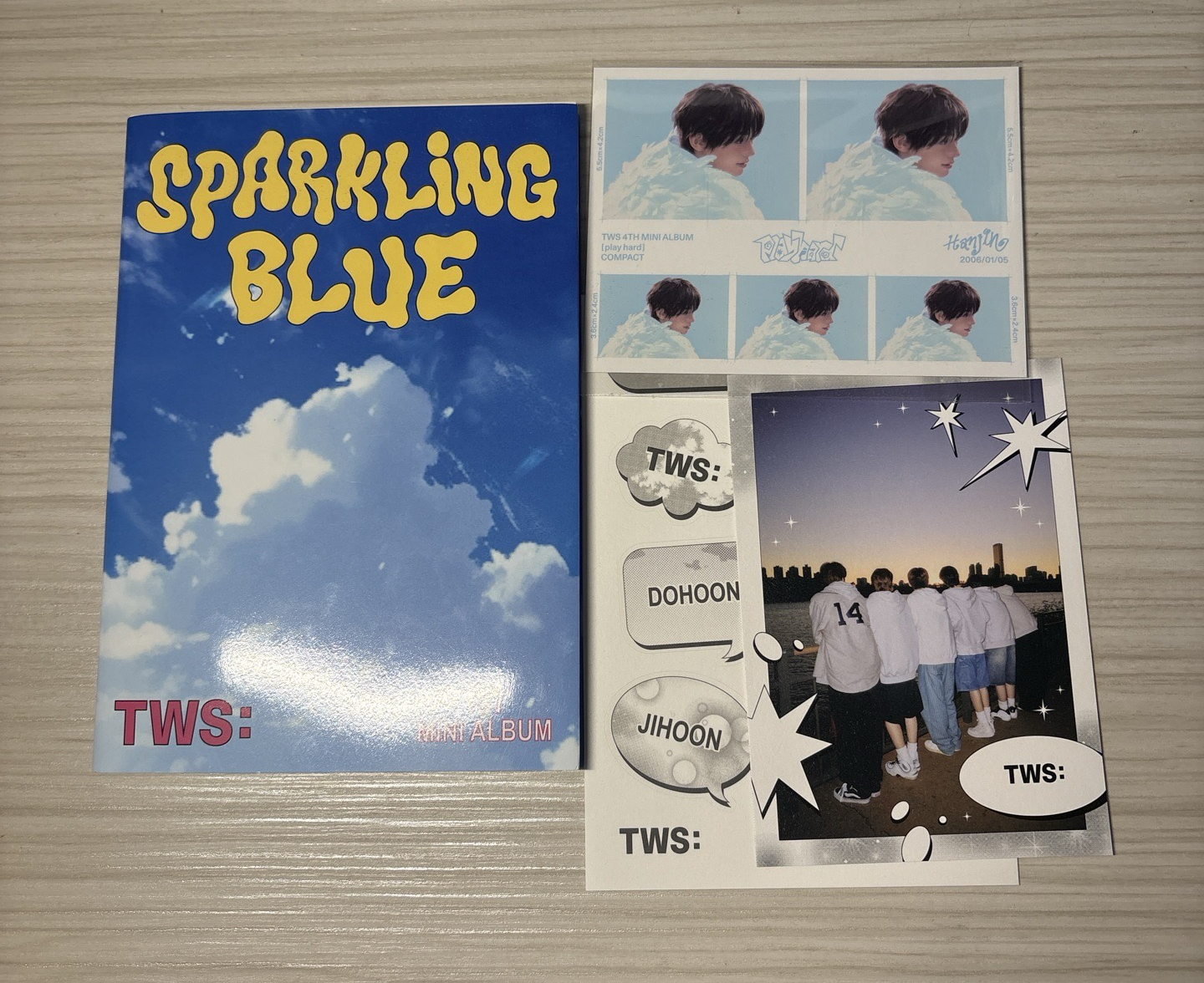 Tws 迷一 電子專空專+迷四單封韓振明信片（用二手包材！！）可當帶