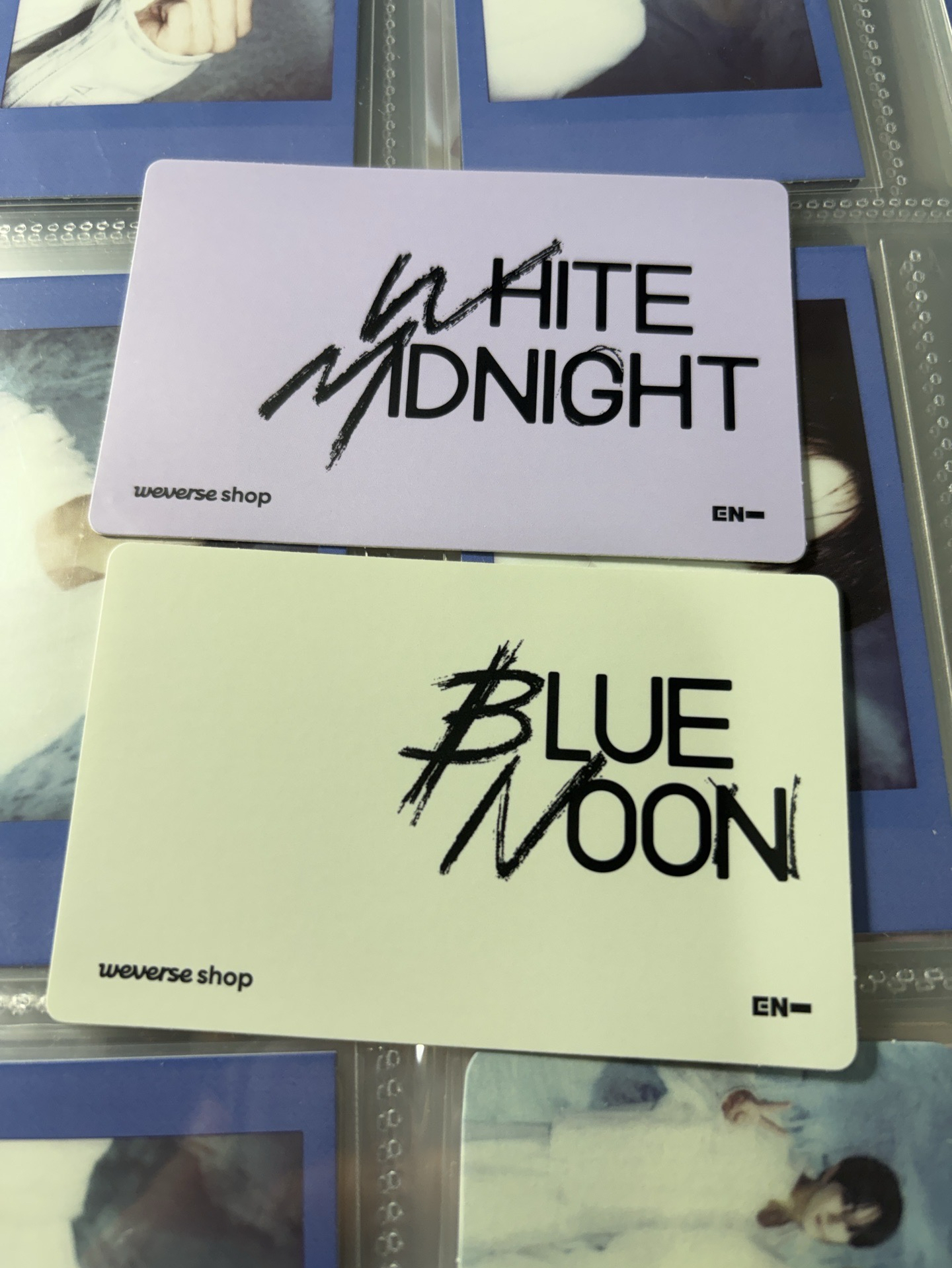 正二後續 專輯卡 電子專固卡+團體+特典貼紙