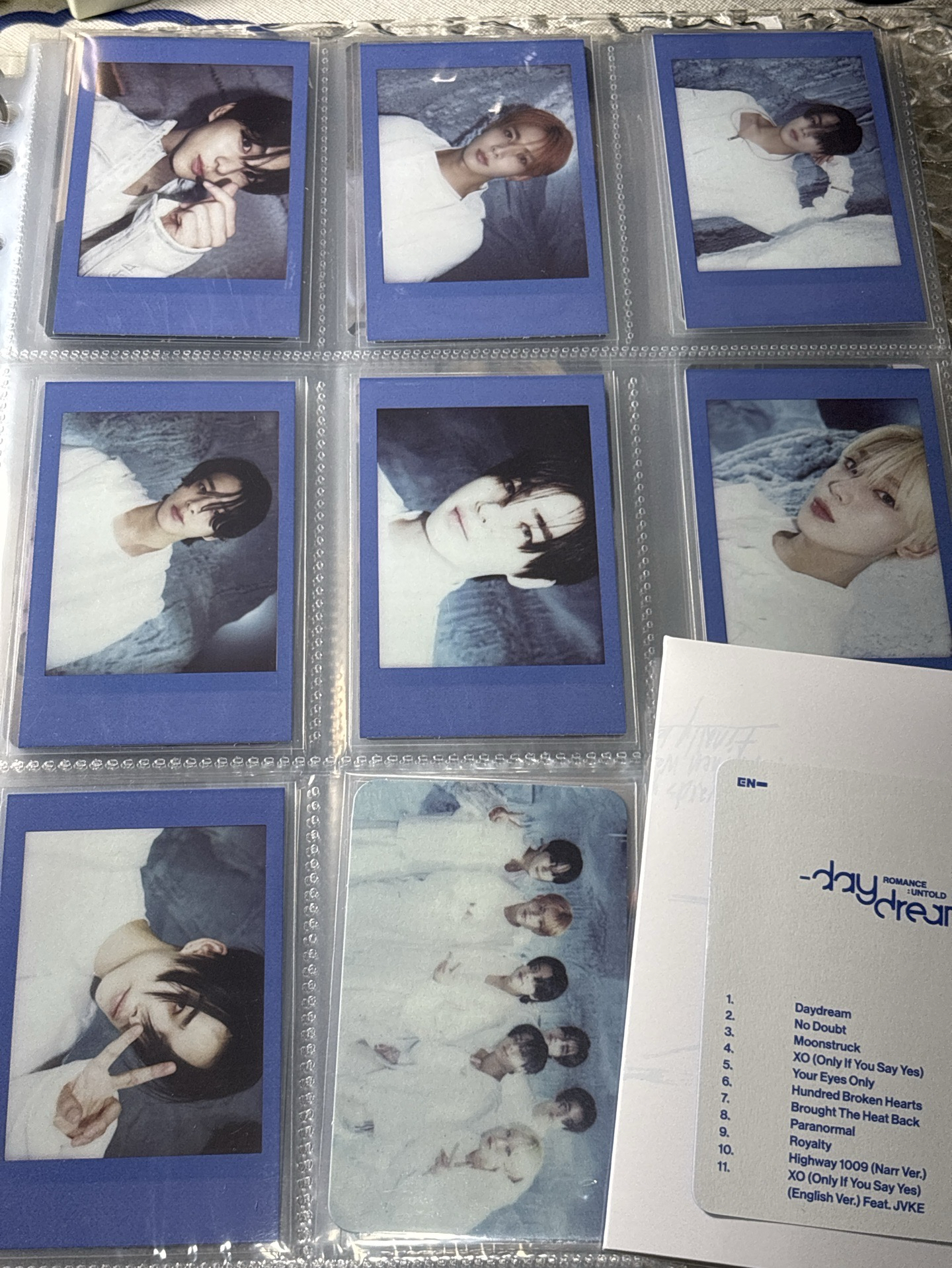 正二後續 專輯卡 電子專固卡+團體+特典貼紙